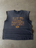 1990s Faded & Distressed Harley Davidson Tank Tee(XXL)