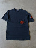 1980s Harley Davidson Embroidered Pocket Tee(L)