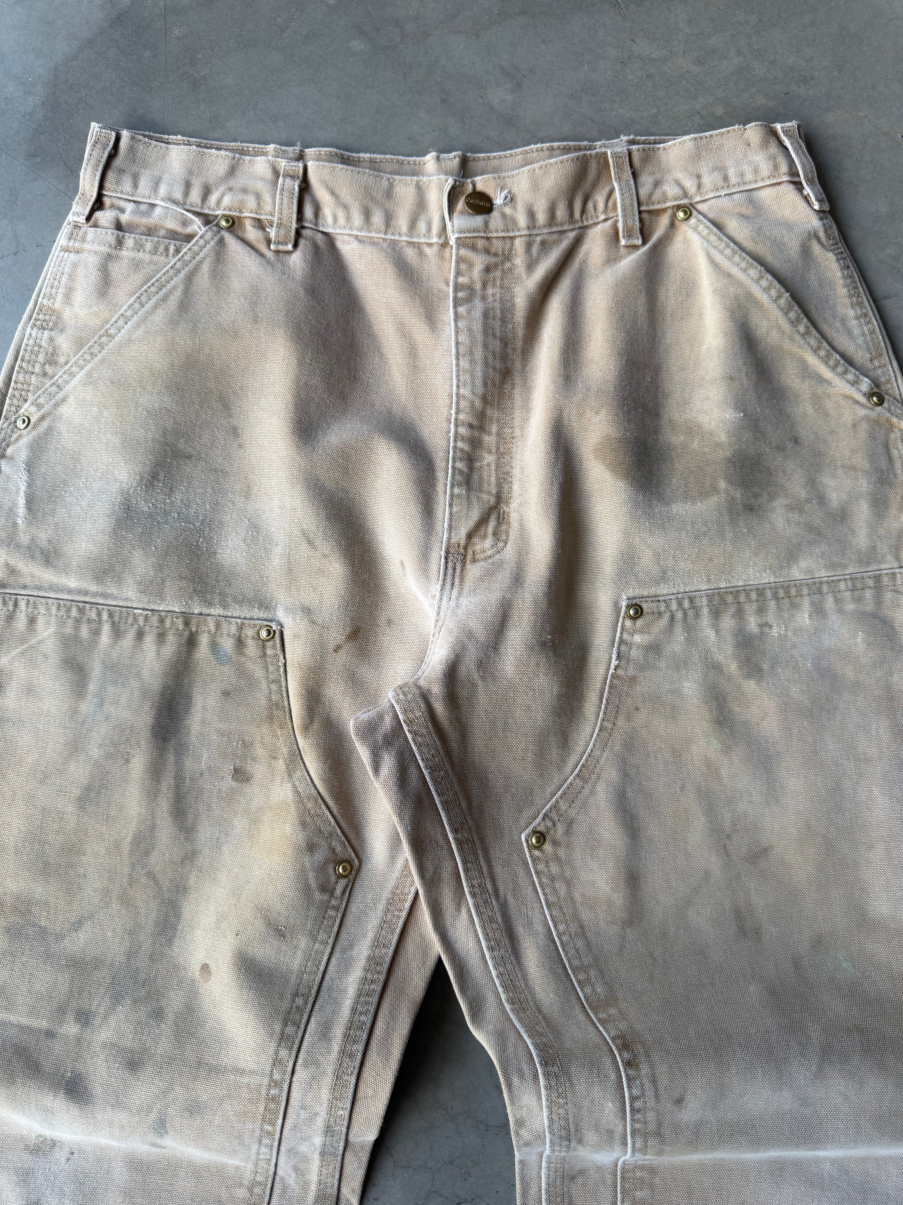 Distressed Carhartt Double Knee Pants(34x30)