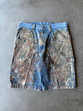 Extremely Painted Denim Wrangler Shorts(30)