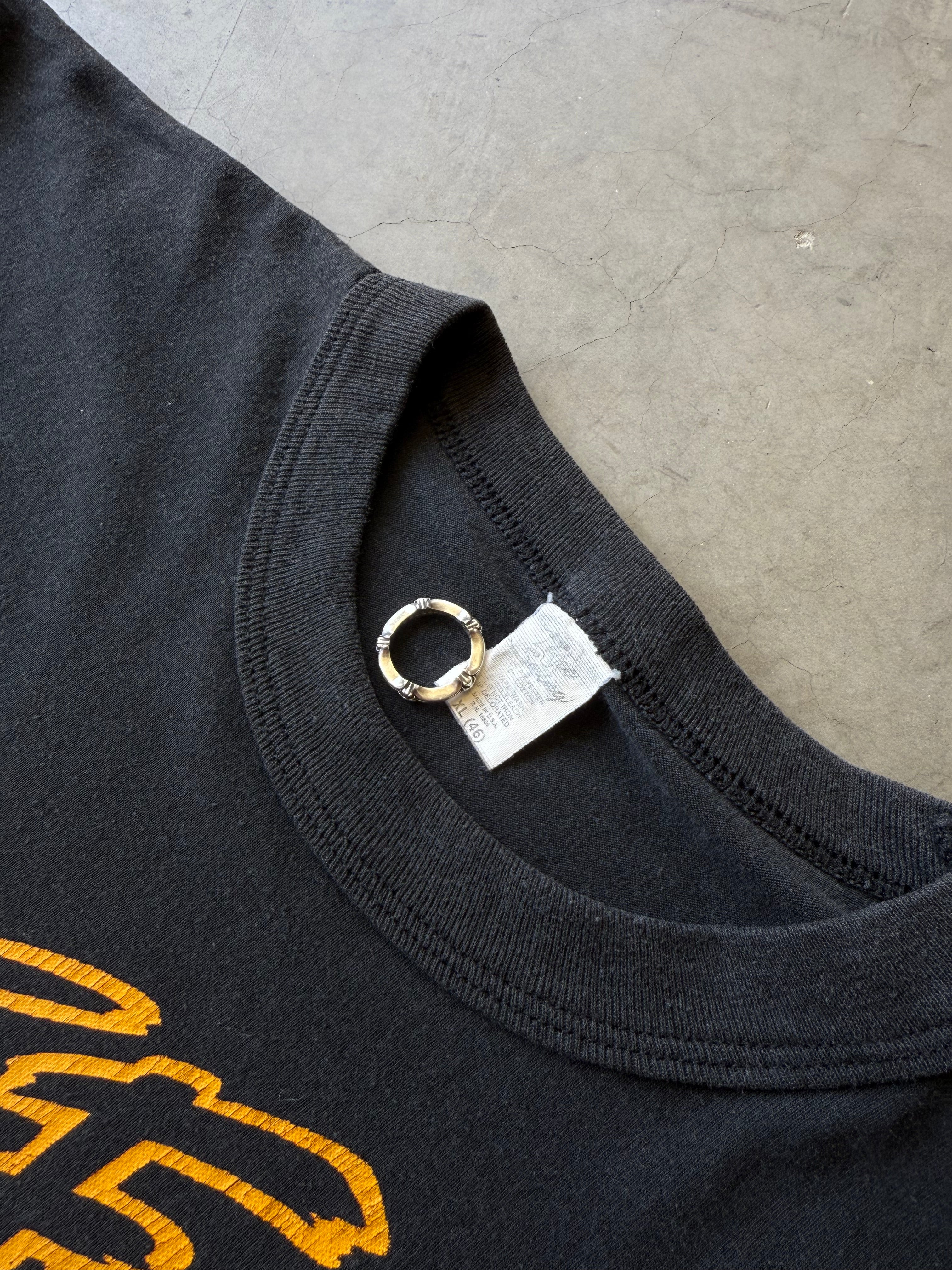 1990s Shoot First! Ask Questions Later! Skull Tee(XL)