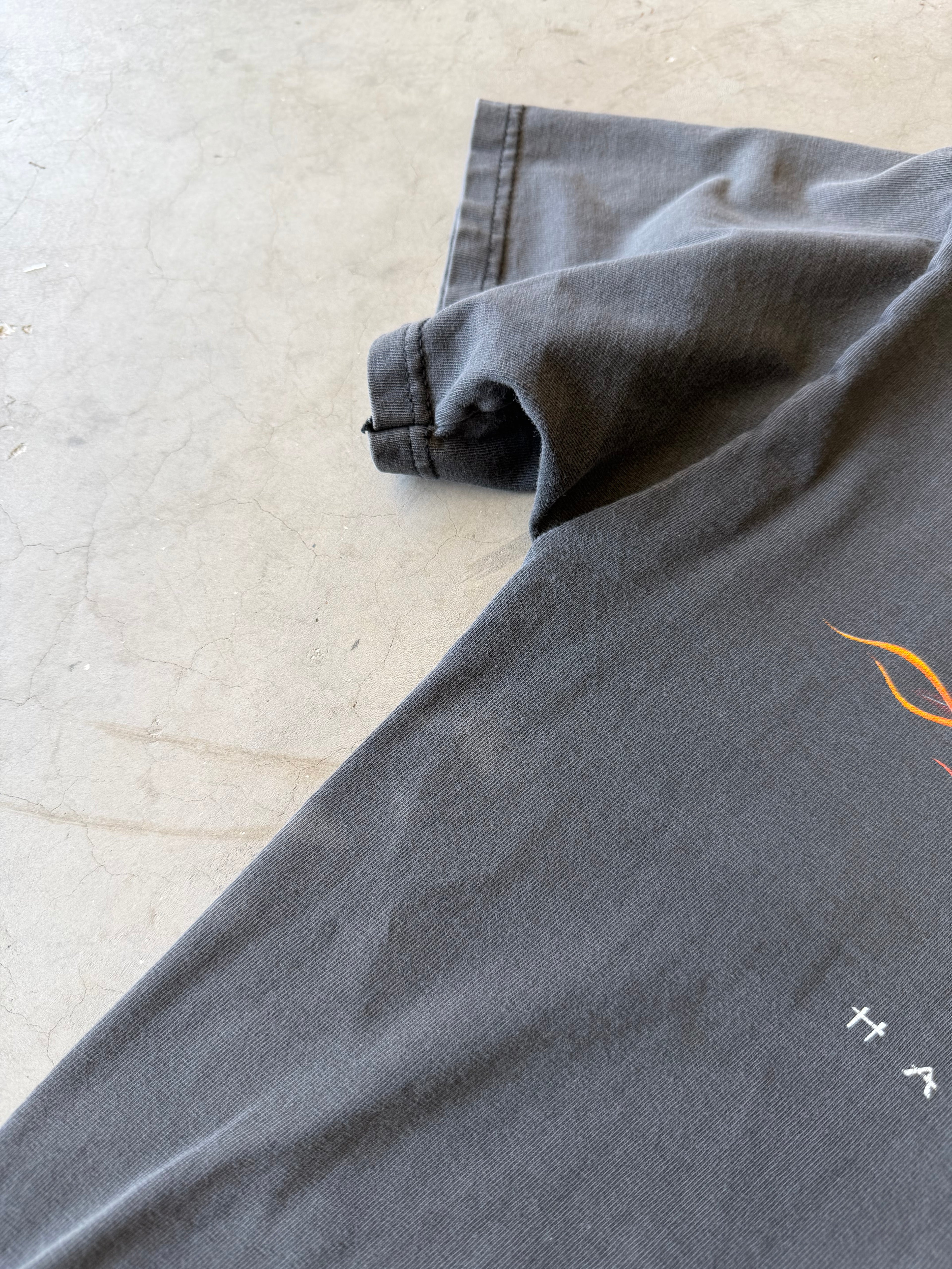 1990s Faded Feel The Heat Harley Davidson Tee(M)
