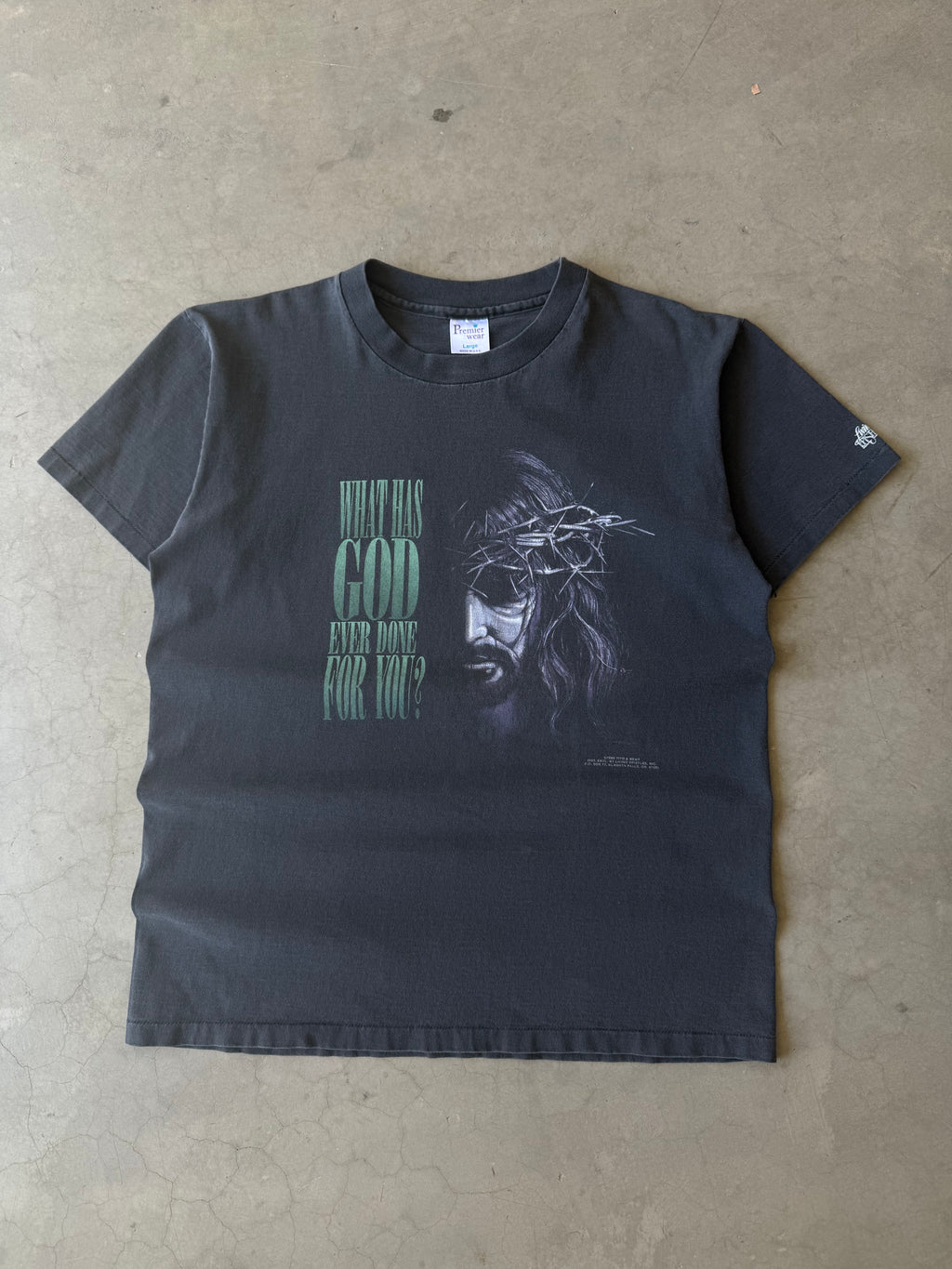 1990s What Has God Ever Done For You? Jesus Tee(L)