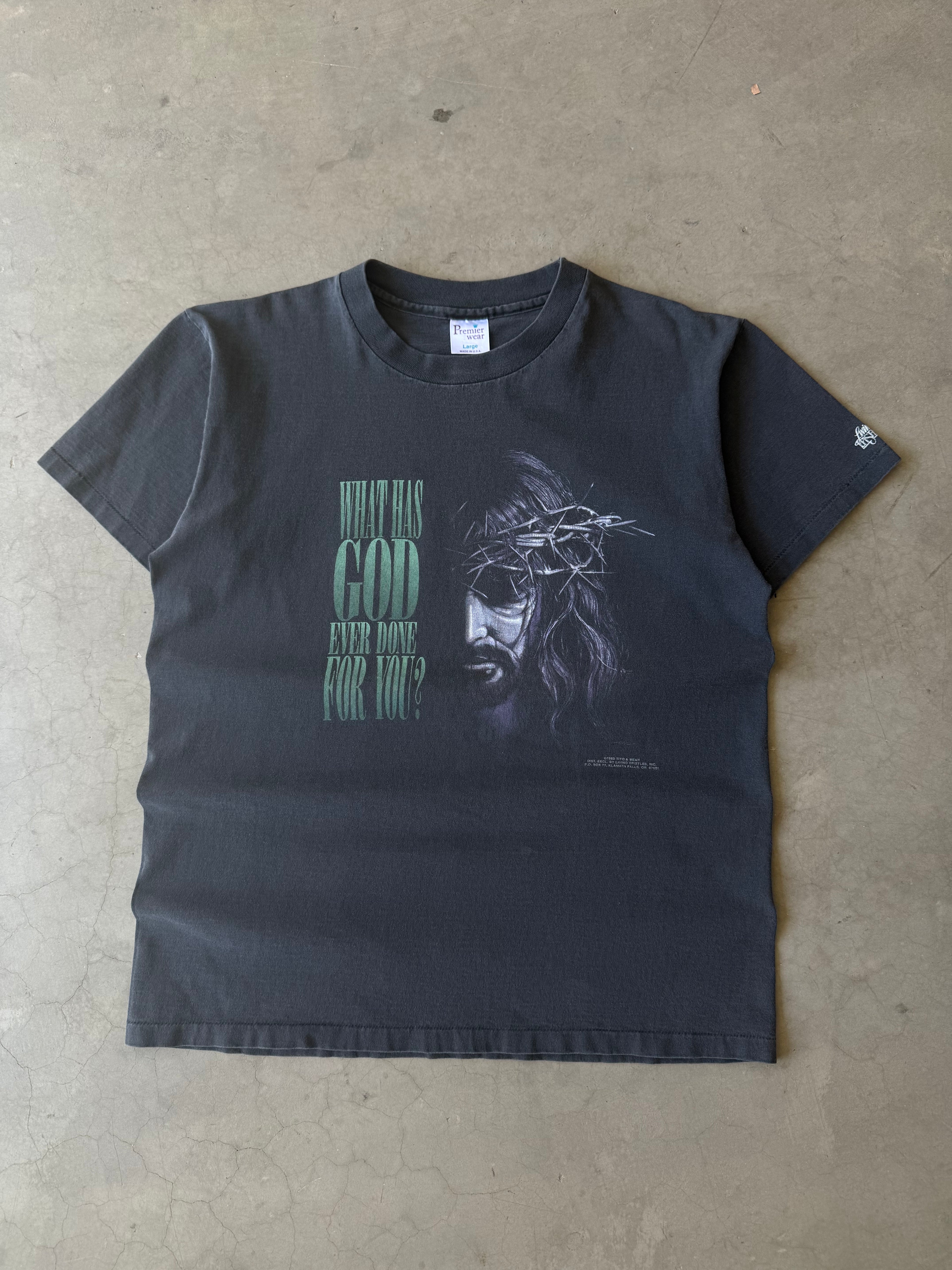 1990s What Has God Ever Done For You? Jesus Tee(L)
