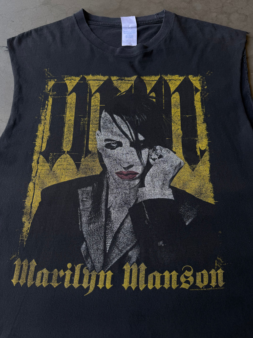Early 2000s Marilyn Manson Against All Gods Tank Tee(L)