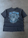 1990s Faded Blue Flame Sturgis Tee(XL)