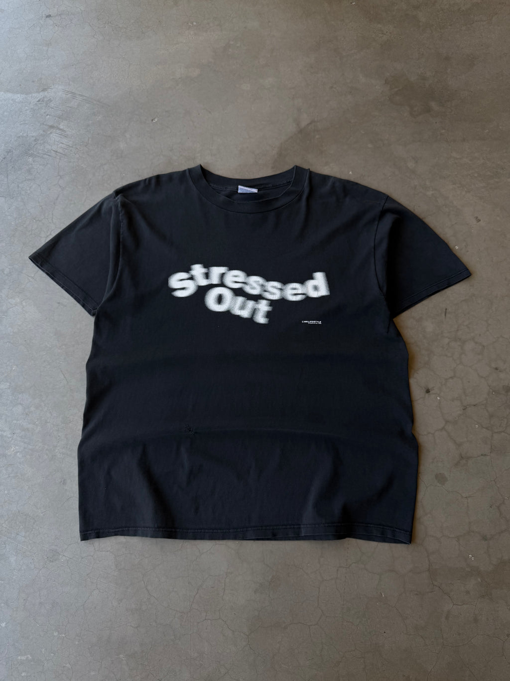 1990s Blurry Stressed Out Tee(XL)