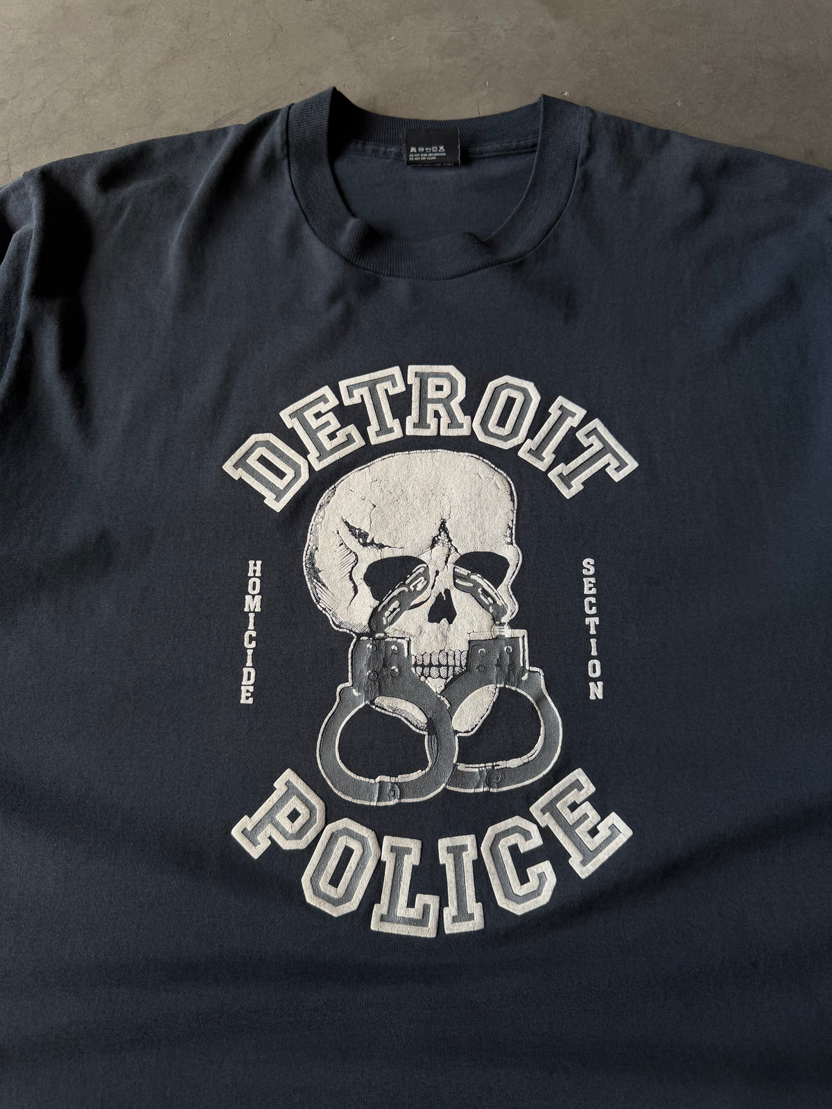 1990s Detroit Police Homicide Section Skull Tee(XXL)