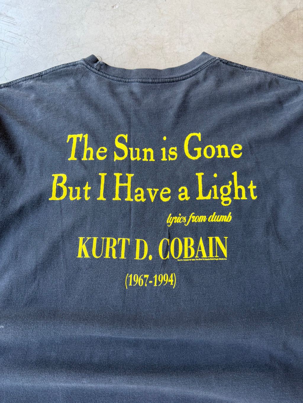 1990s Kurt Cobain MTV Memorial Tee(XL)