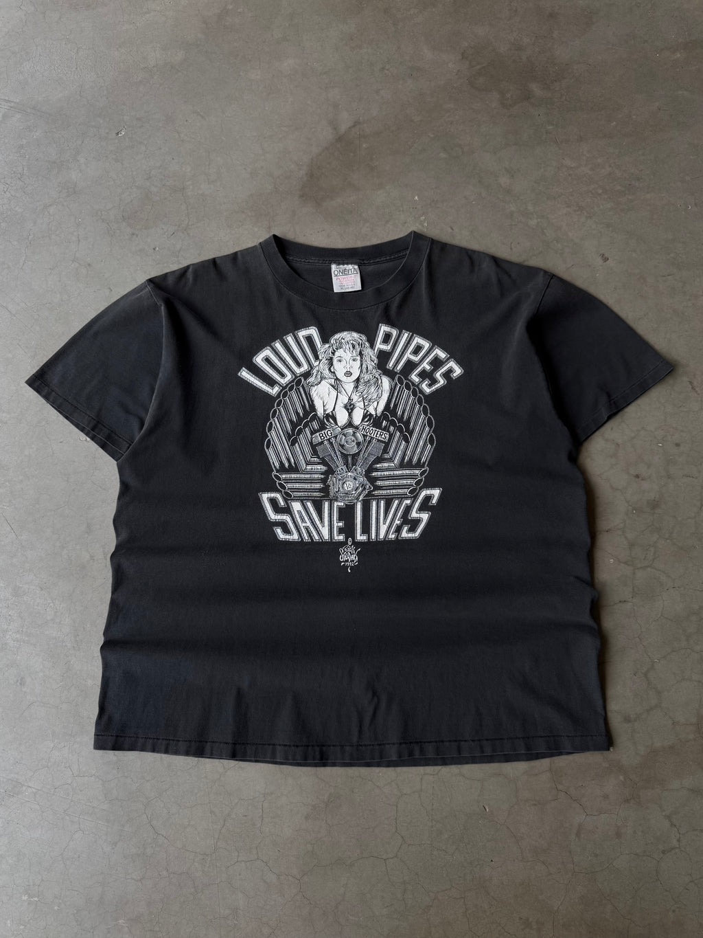 1990s Loud Pipes Save Lives Tee(XL)