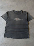 1990s Faded & Distressed Harley Davidson Cyber Chrome Tee(XL)