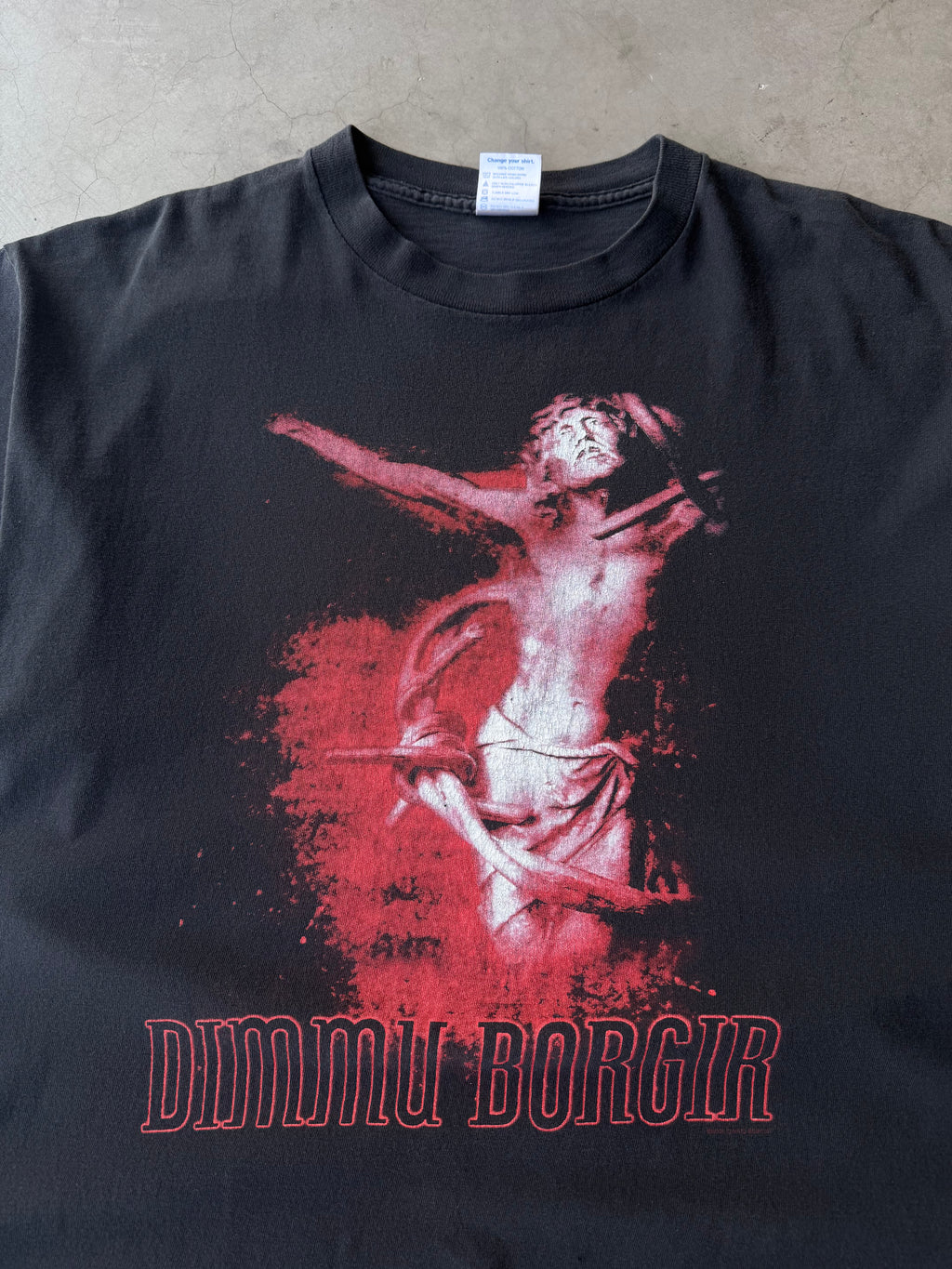 Early 2000s Dimmu Borgir Puritanical Euphoric Misanthropia Tee(XL)