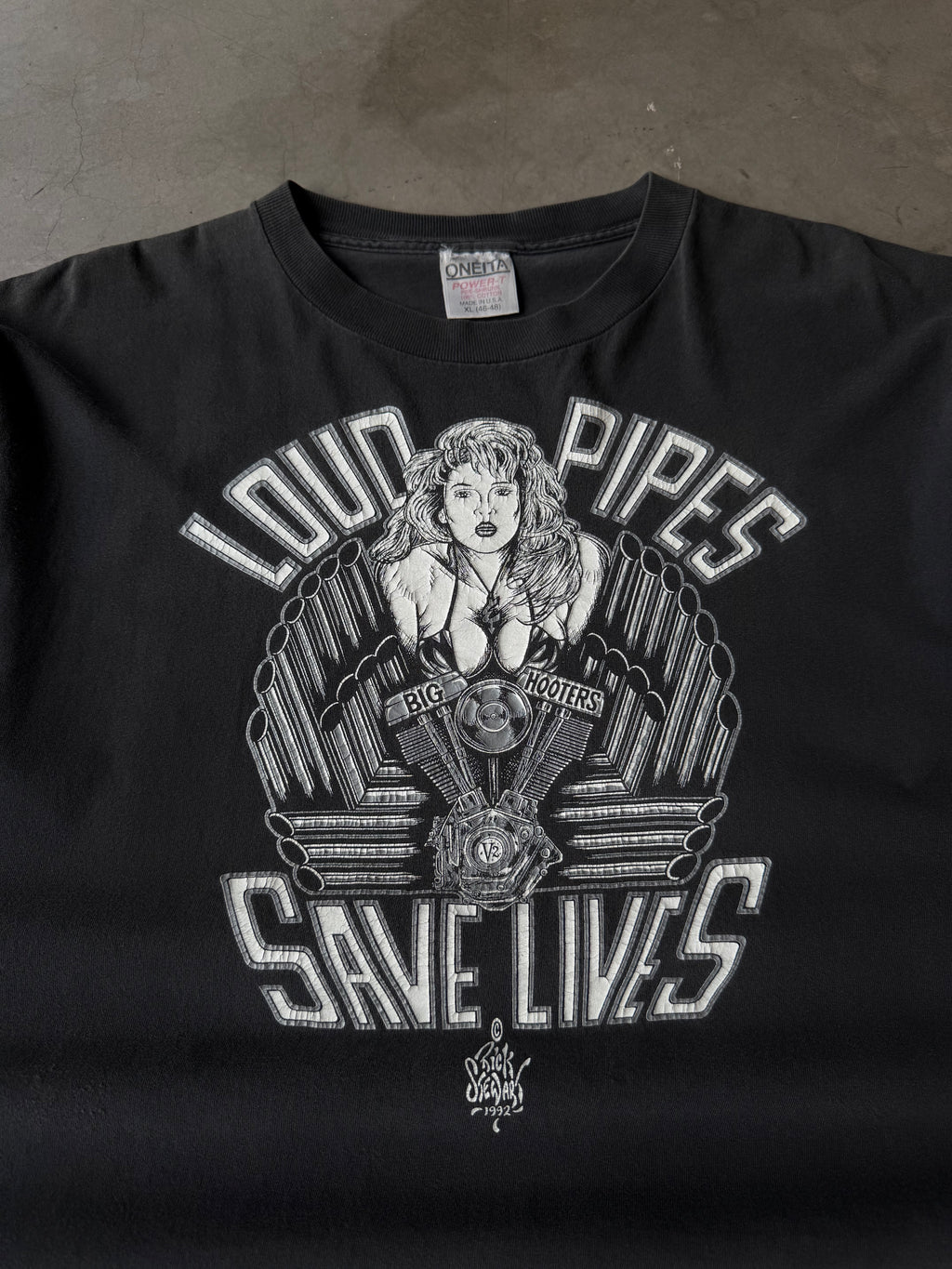 1990s Loud Pipes Save Lives Tee(XL)