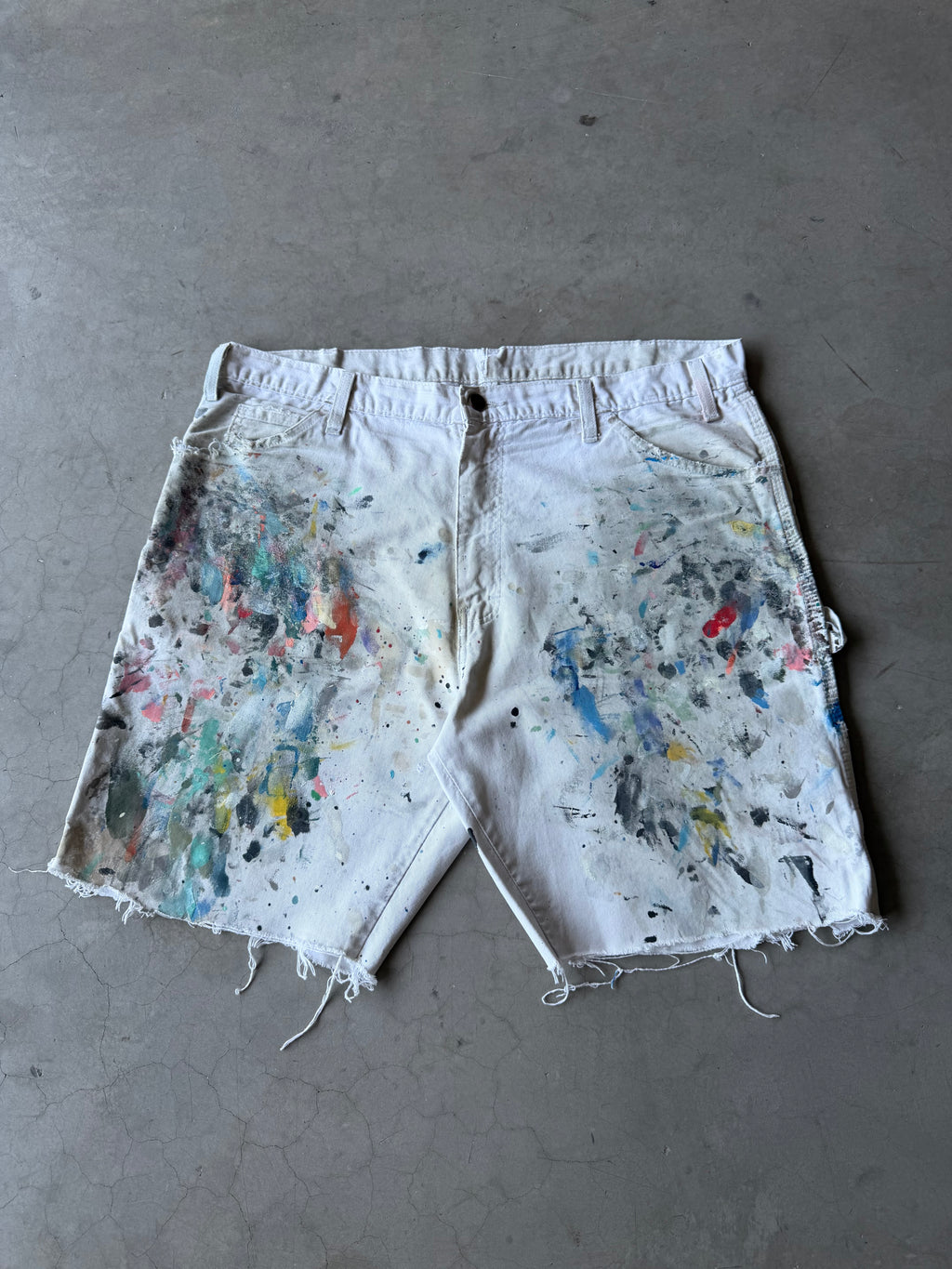 Extremely Painted Dickies Carpenter Shorts(38)