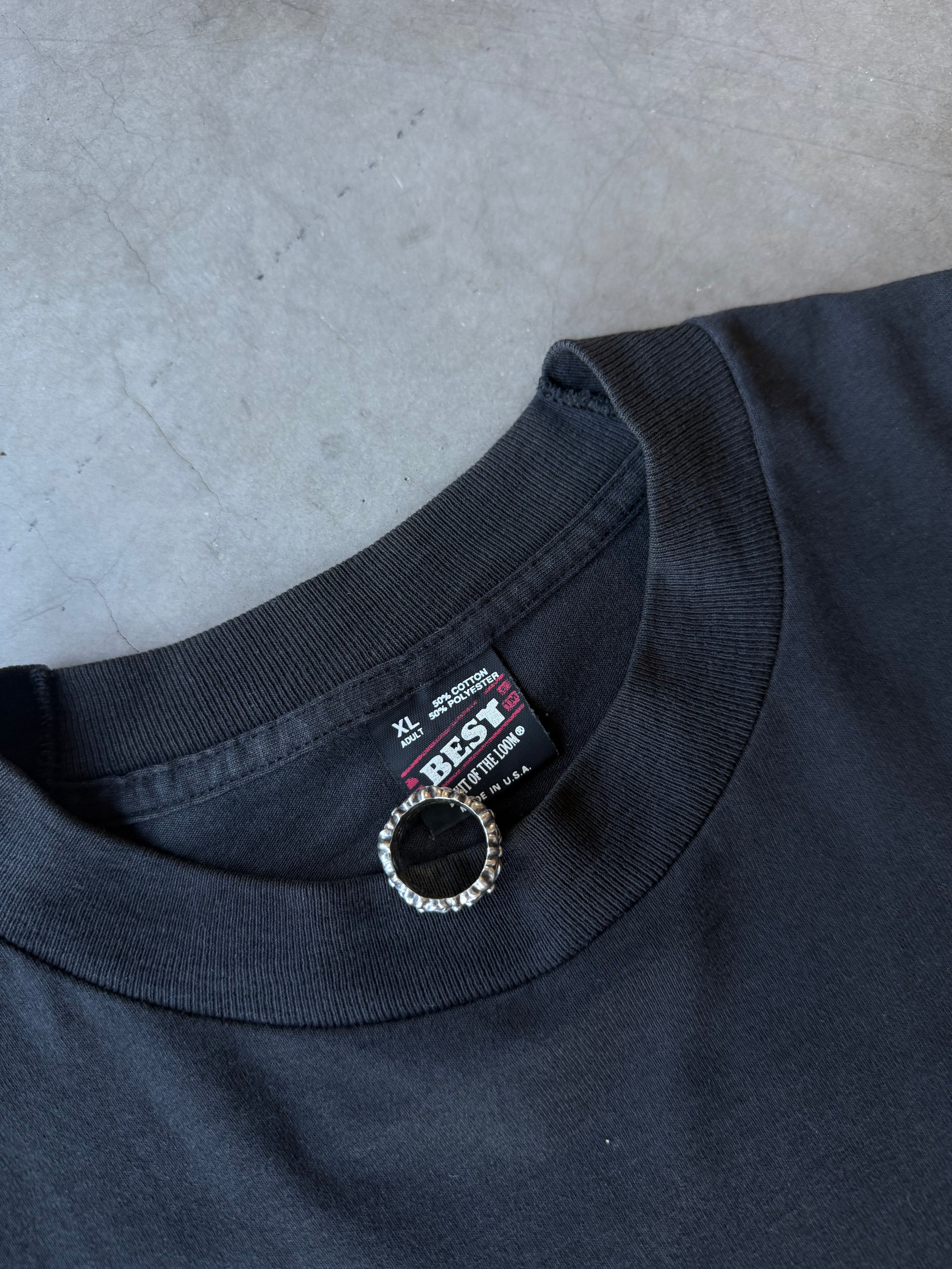 1990s Smiley Face Headshot Happy Bar Tee(XL)