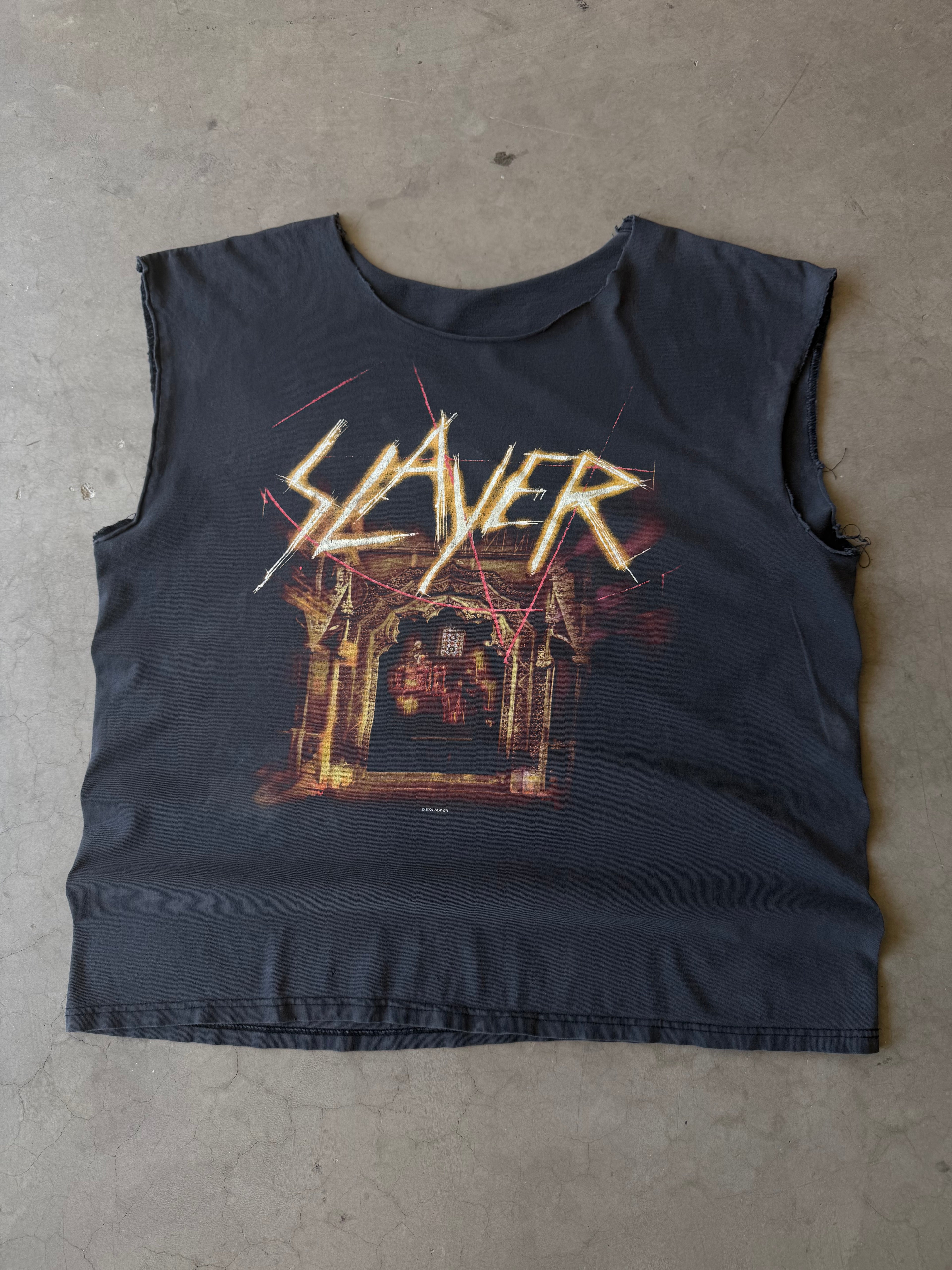 Early 2000s Slayer God Hates Us All Tank Tee(XL)