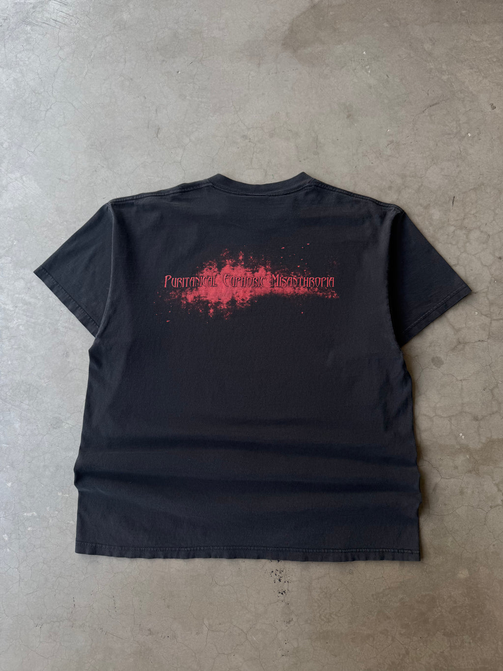 Early 2000s Dimmu Borgir Puritanical Euphoric Misanthropia Tee(XL)