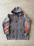 1990s Extremely Faded Harley Davidson Flame Hoodie(XL)