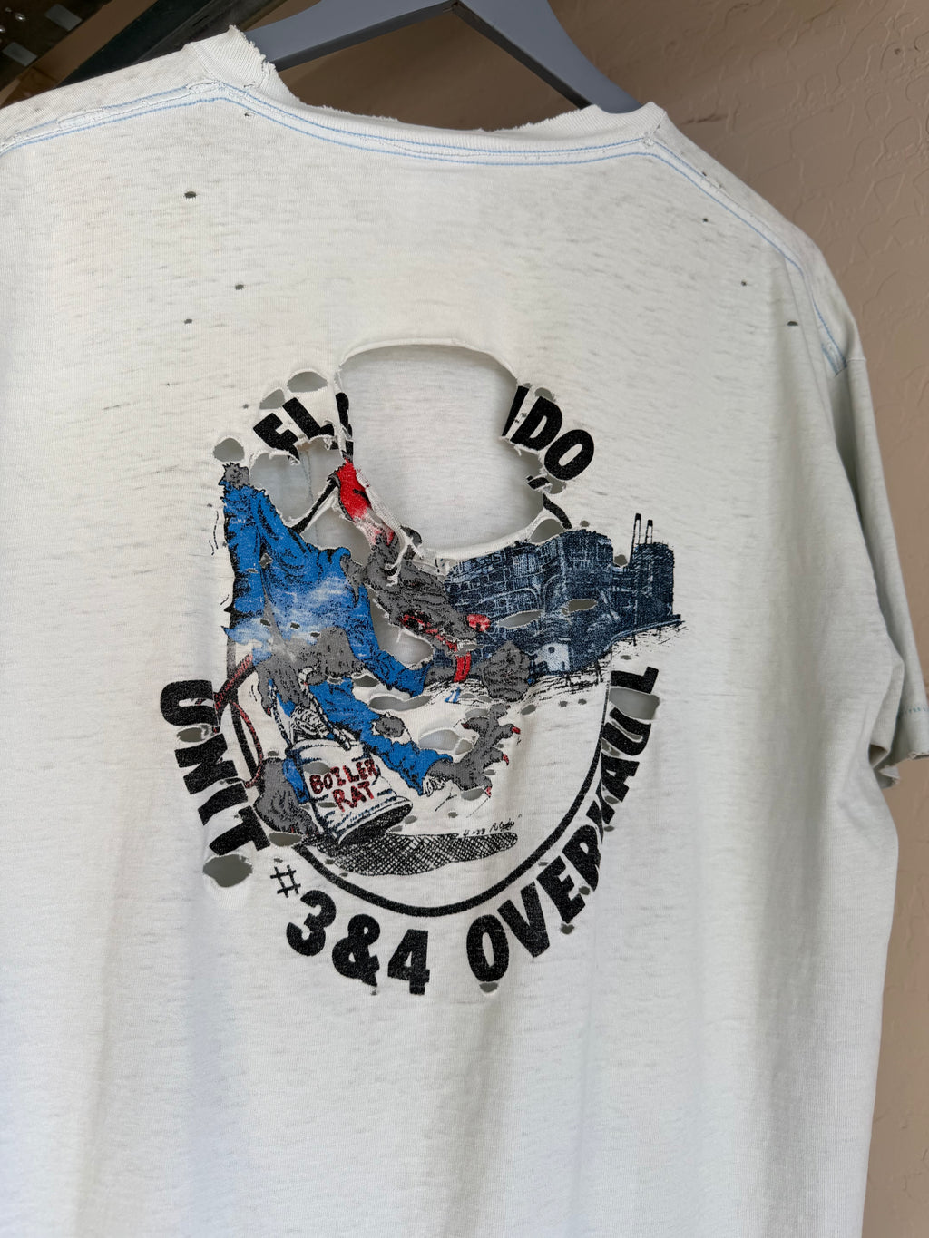 1990s Distressed Boiler Rat Tee(XL)
