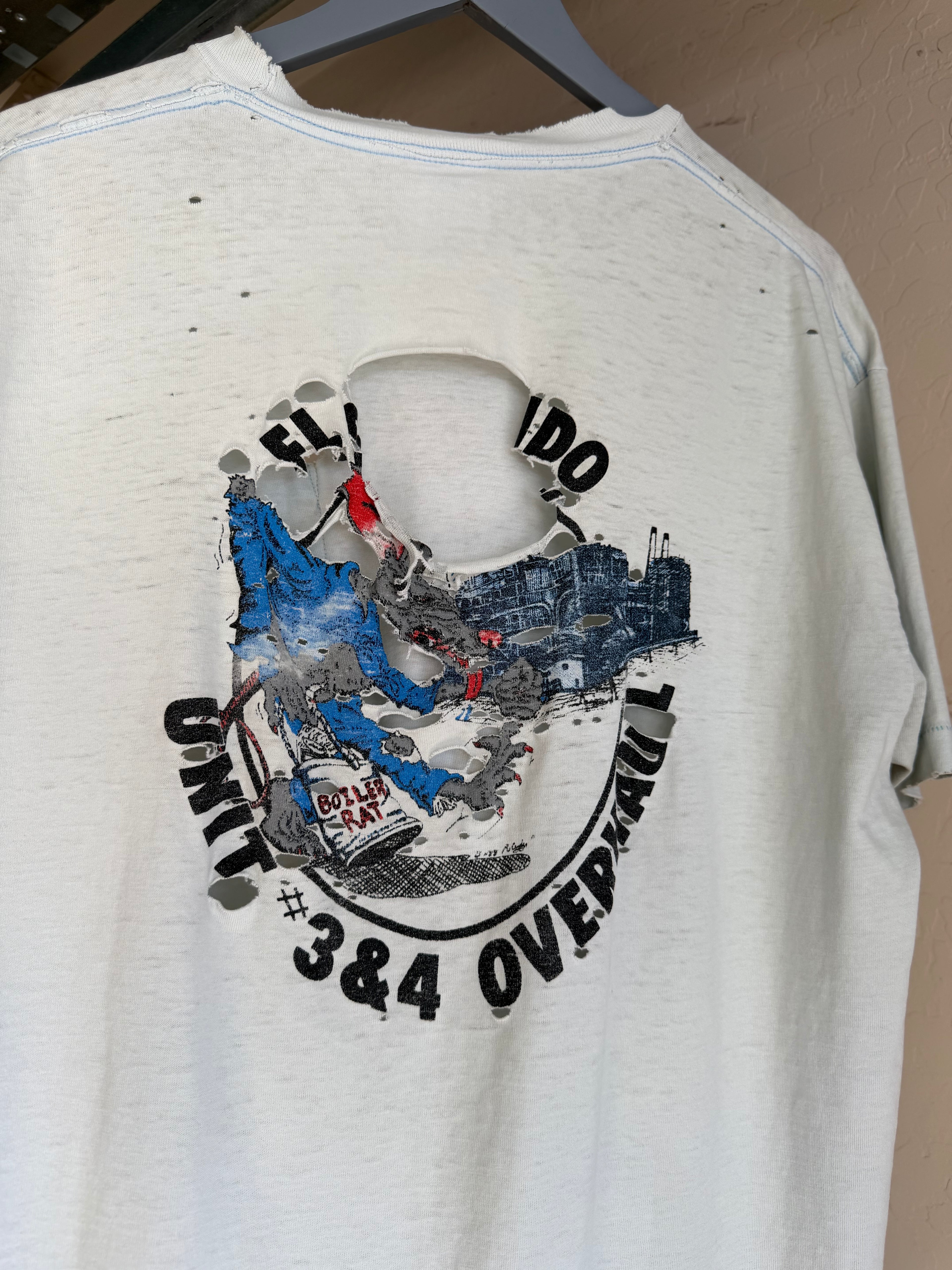 1990s Distressed Boiler Rat Tee(XL)