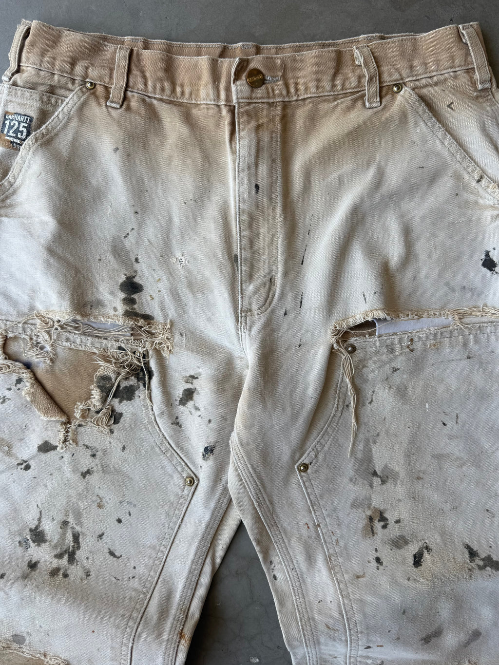 Extremely Distressed Carhartt Double Knee Pants