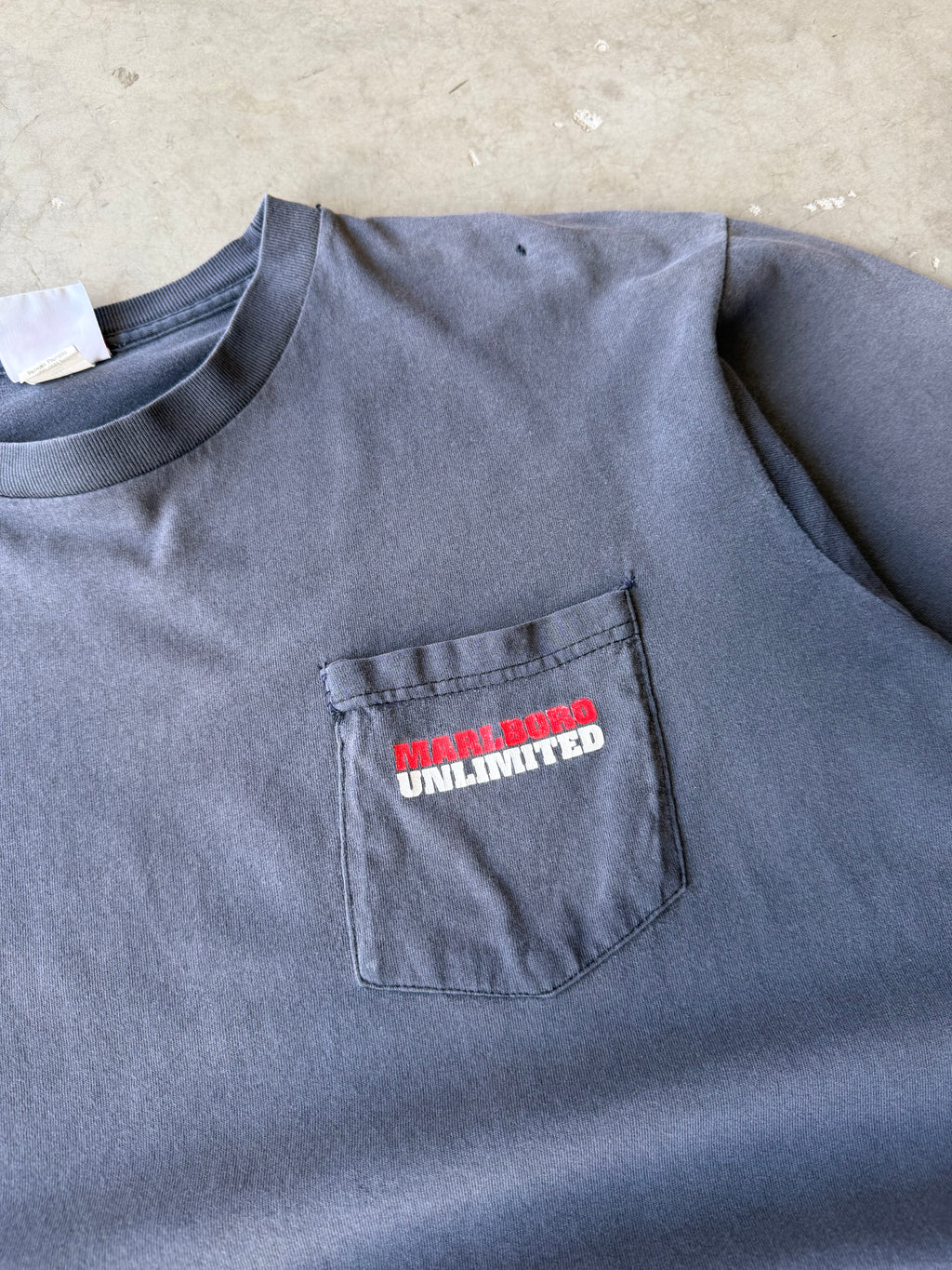1990s Faded Lizard Marlboro Tee(XL)