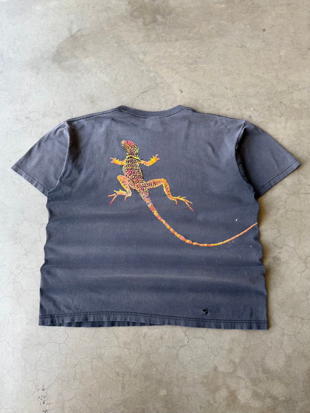 1990s Faded Lizard Marlboro Tee(XL)
