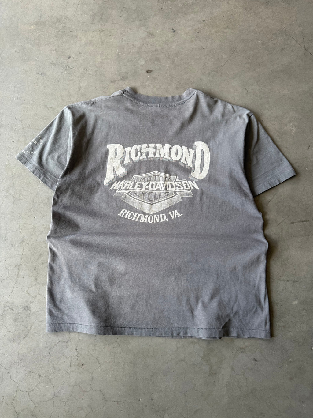 1980s Extremely Faded Harley Davidson The Legend Takes Wing Tee(XL)