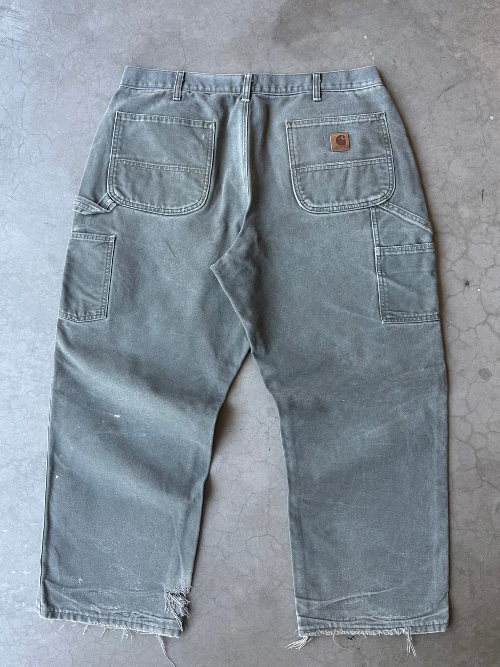 Painted & Distressed Carhartt Carpenter Pants