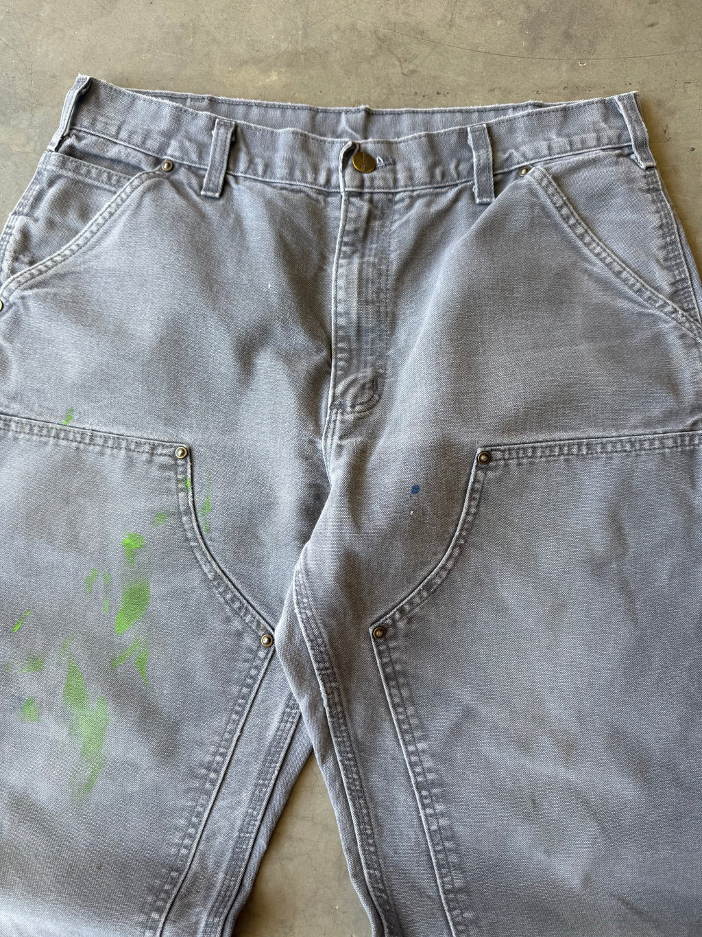 Painted Carhartt Double Knee Pants
