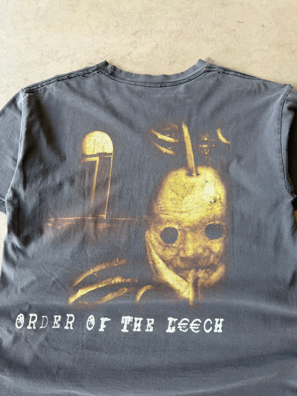 Early 2000s Faded Napalm Death Tee(L)
