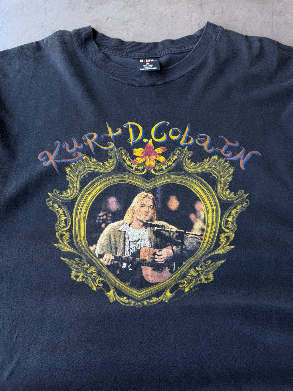 1990s Kurt Cobain MTV Memorial Tee(XL)