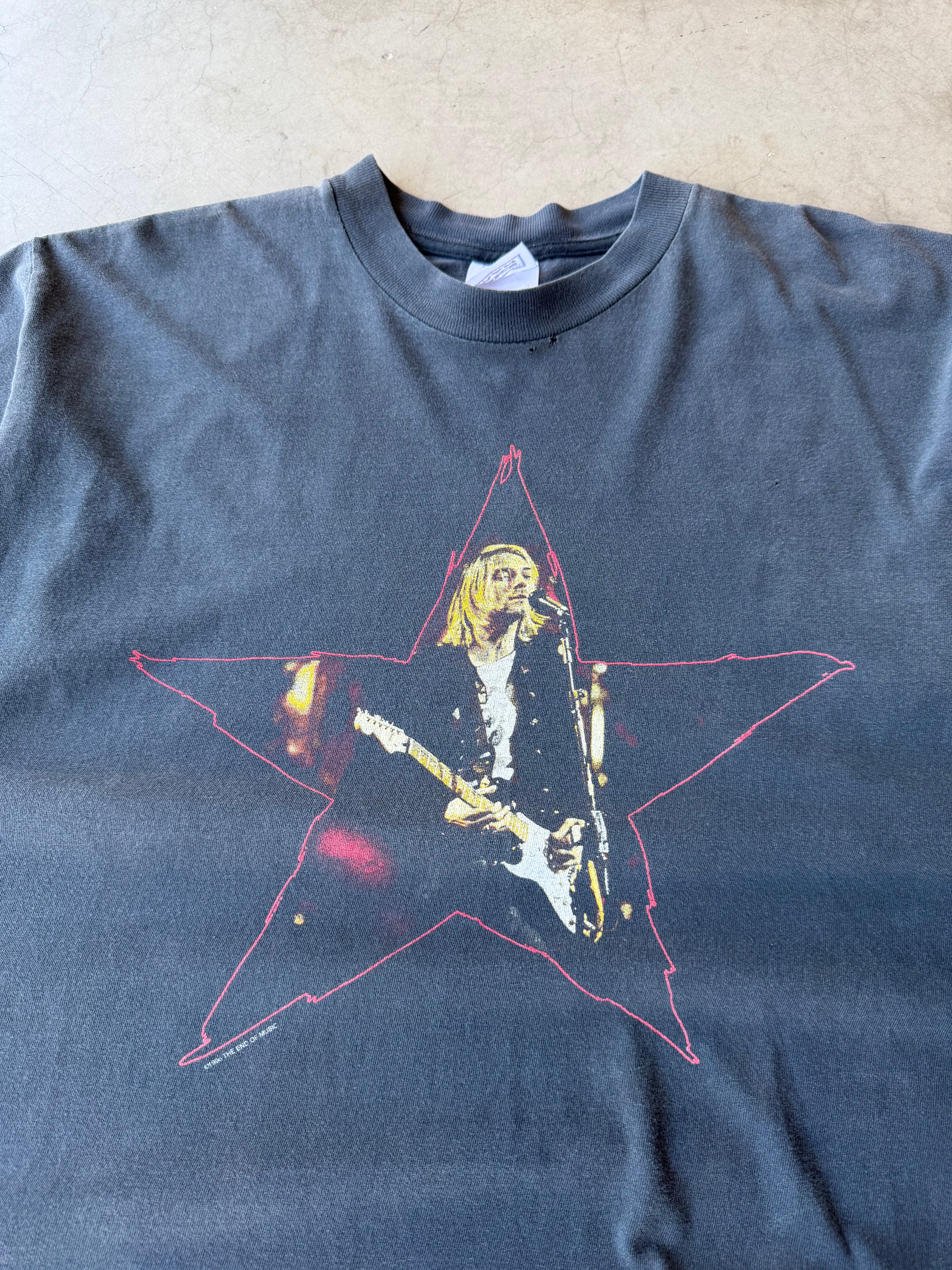1990s Kurt Cobain The End of Music Tee(XL)