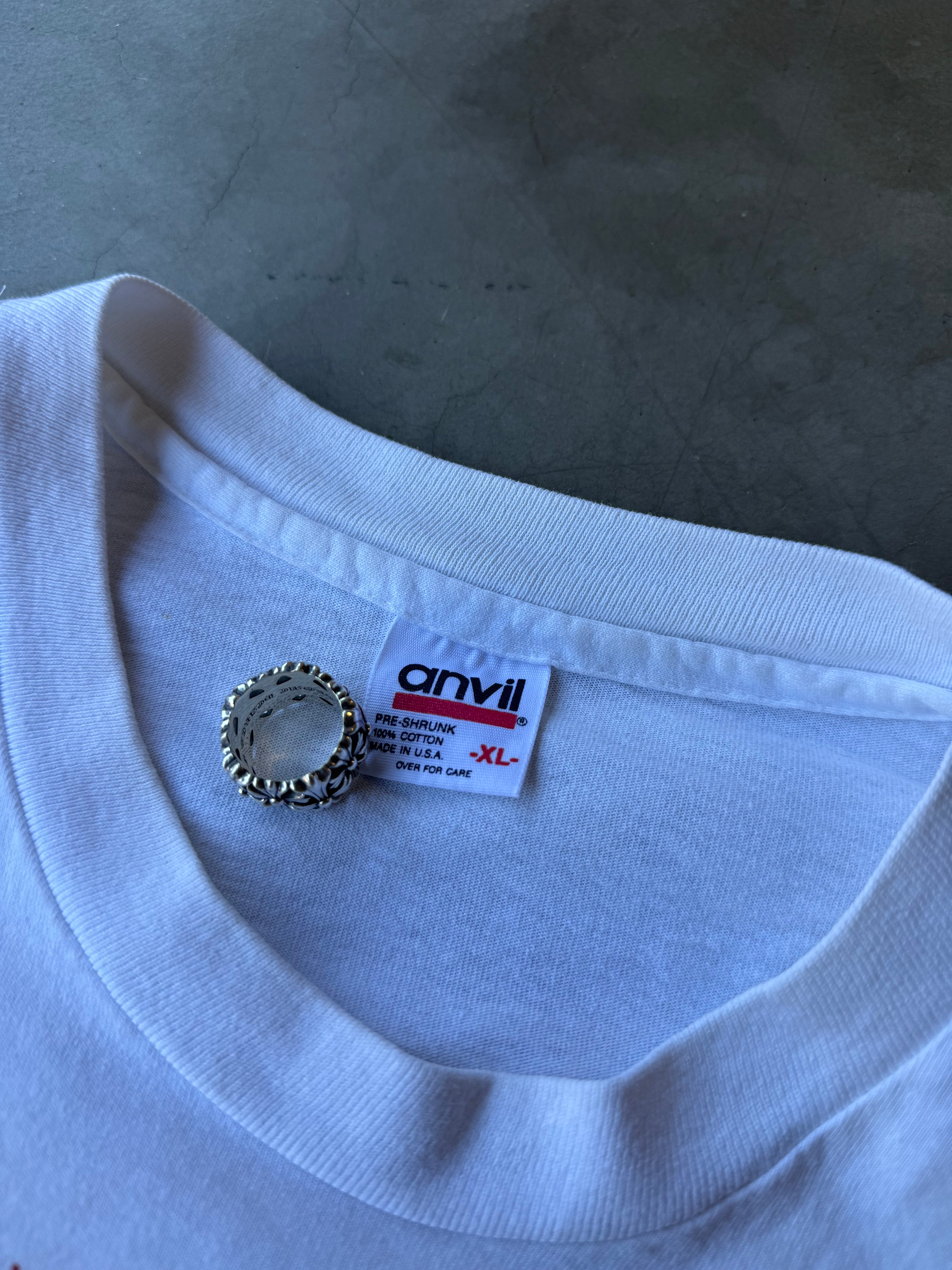 1990s Smiley Face Headshot Bullet Tee(XL)
