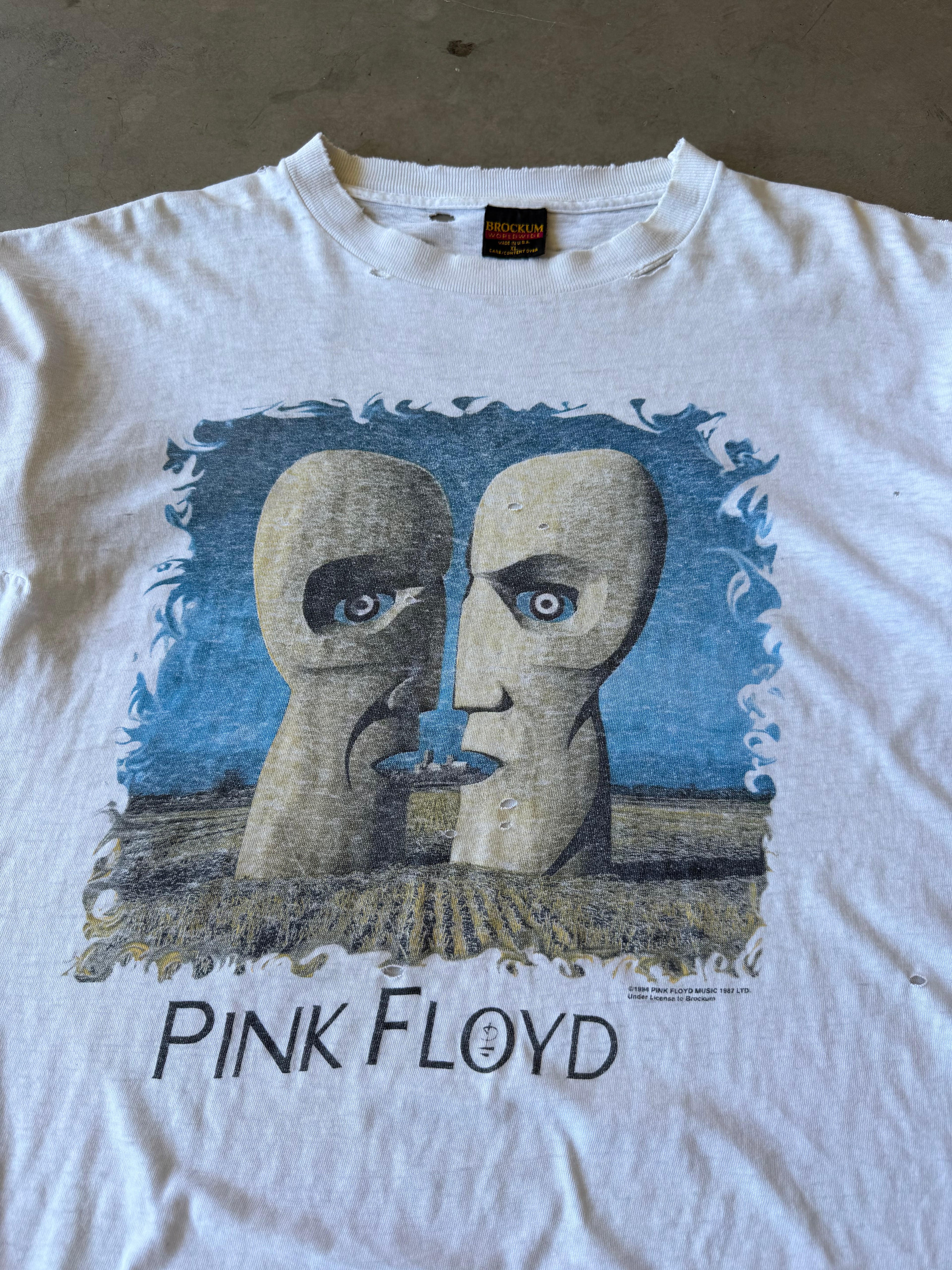 1990s Distressed Pink Floyd Division Bell Tee(XL)