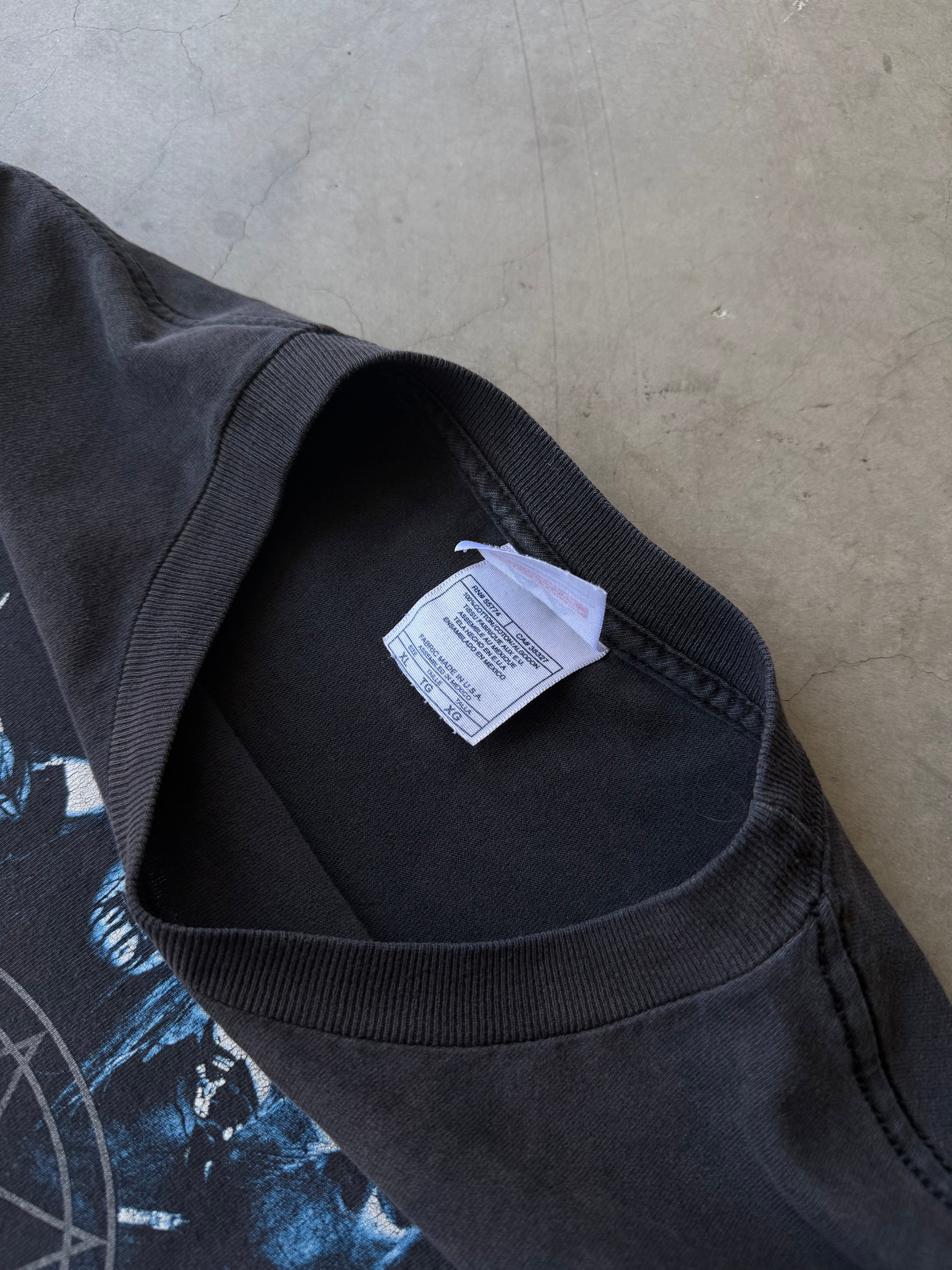 Early 2000s Lightly Faded Slipknot Long Sleeve Tee(XL)