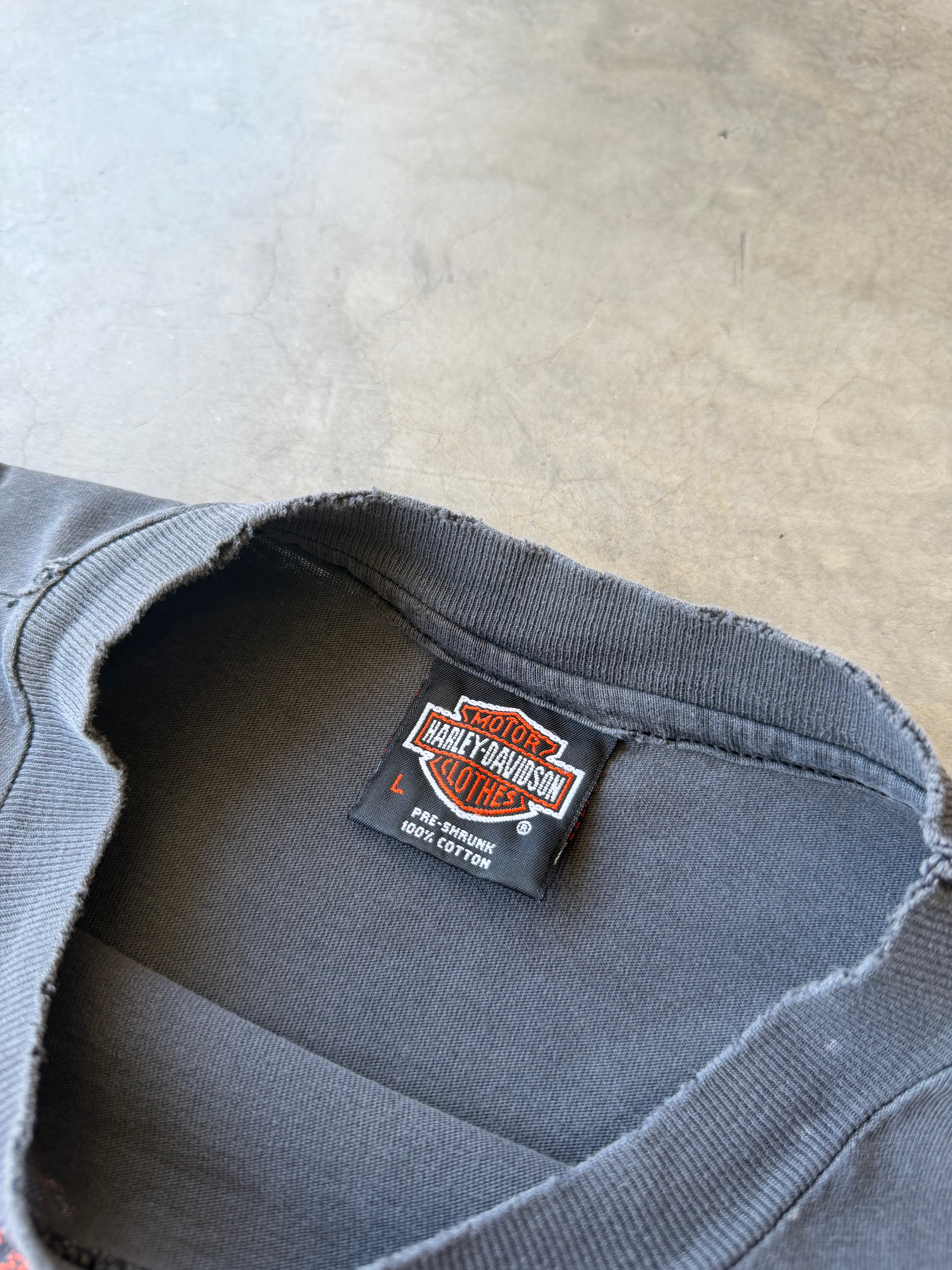 1990s Faded Made in Milwaukee Harley Davidson Tee(L)
