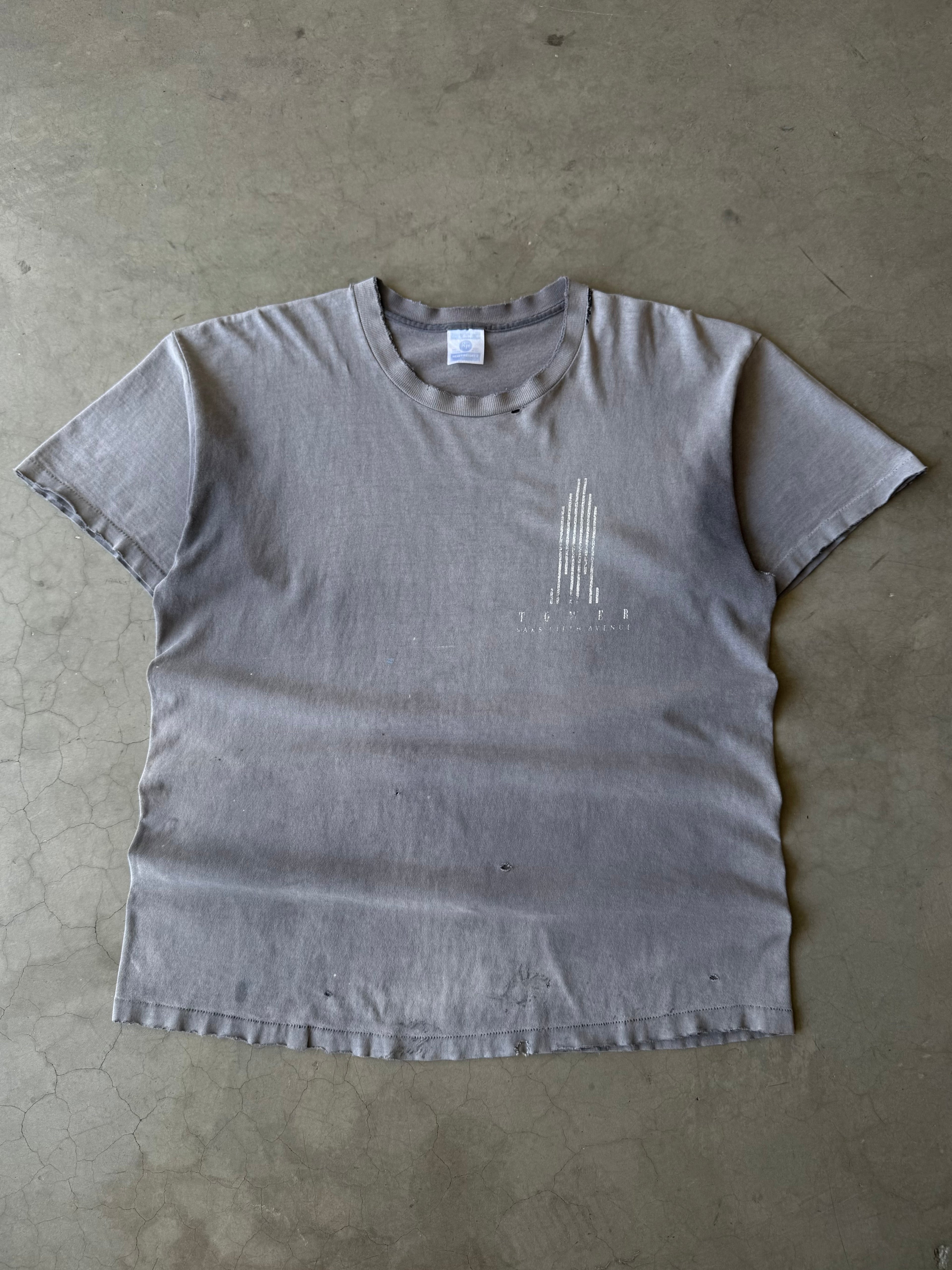 1990s Extremely Faded Tower Tee(XL)