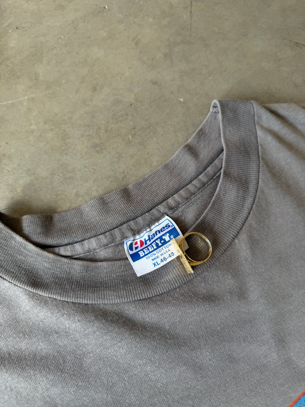 1980s Extremely Faded Harley Davidson The Legend Takes Wing Tee(XL)