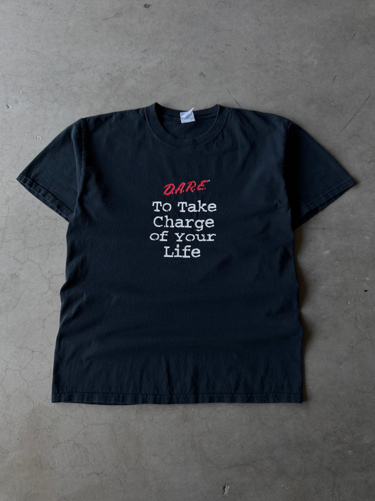 Early 2000s D.A.R.E To Take Charge of Your Life Tee(L)