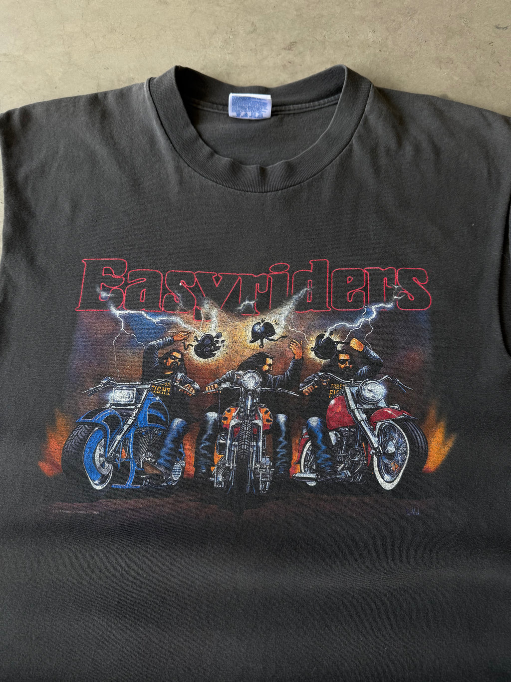 1990s Distressed Easyriders Tank Tee(L)