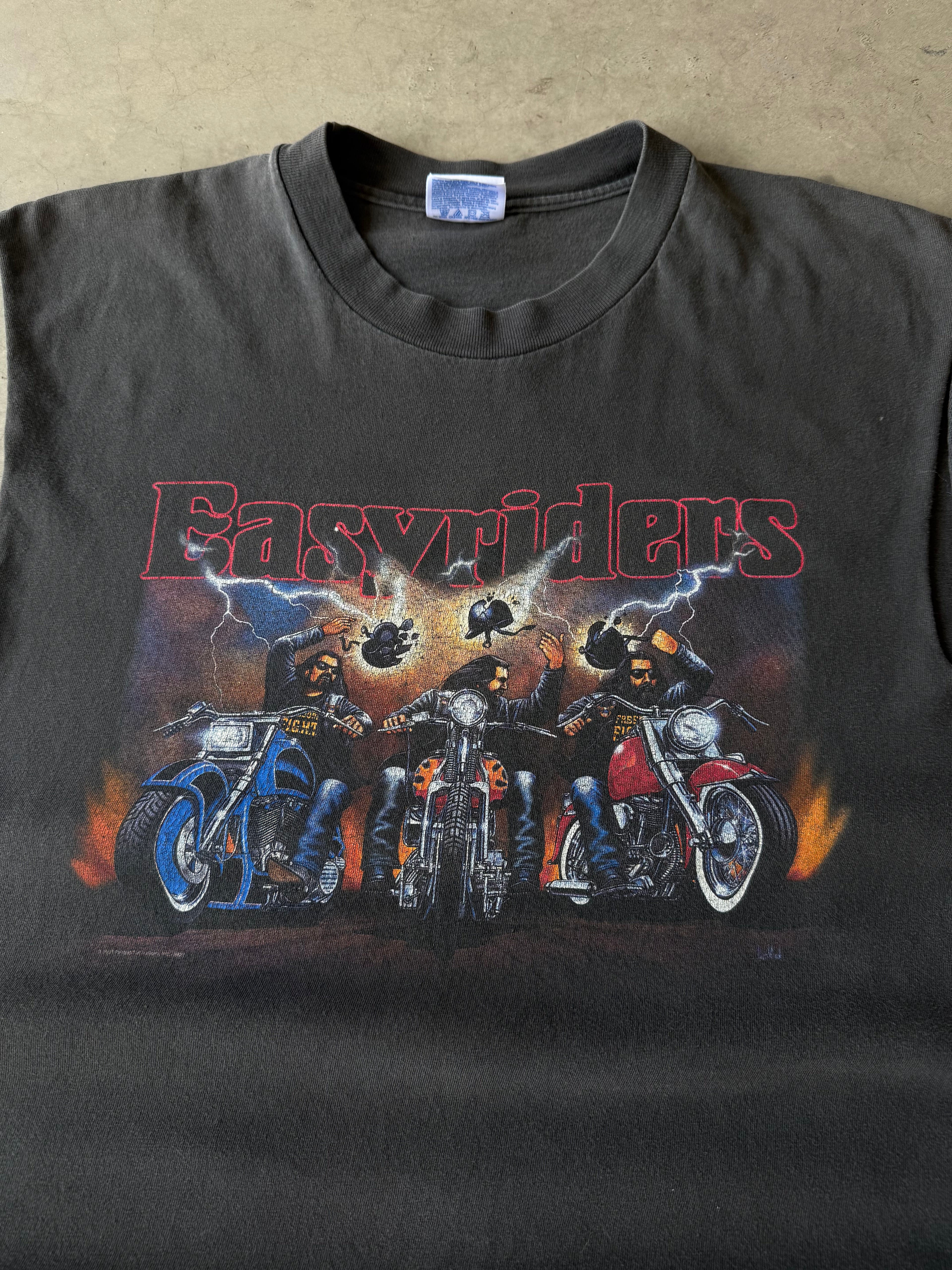 1990s Distressed Easyriders Tank Tee(L)