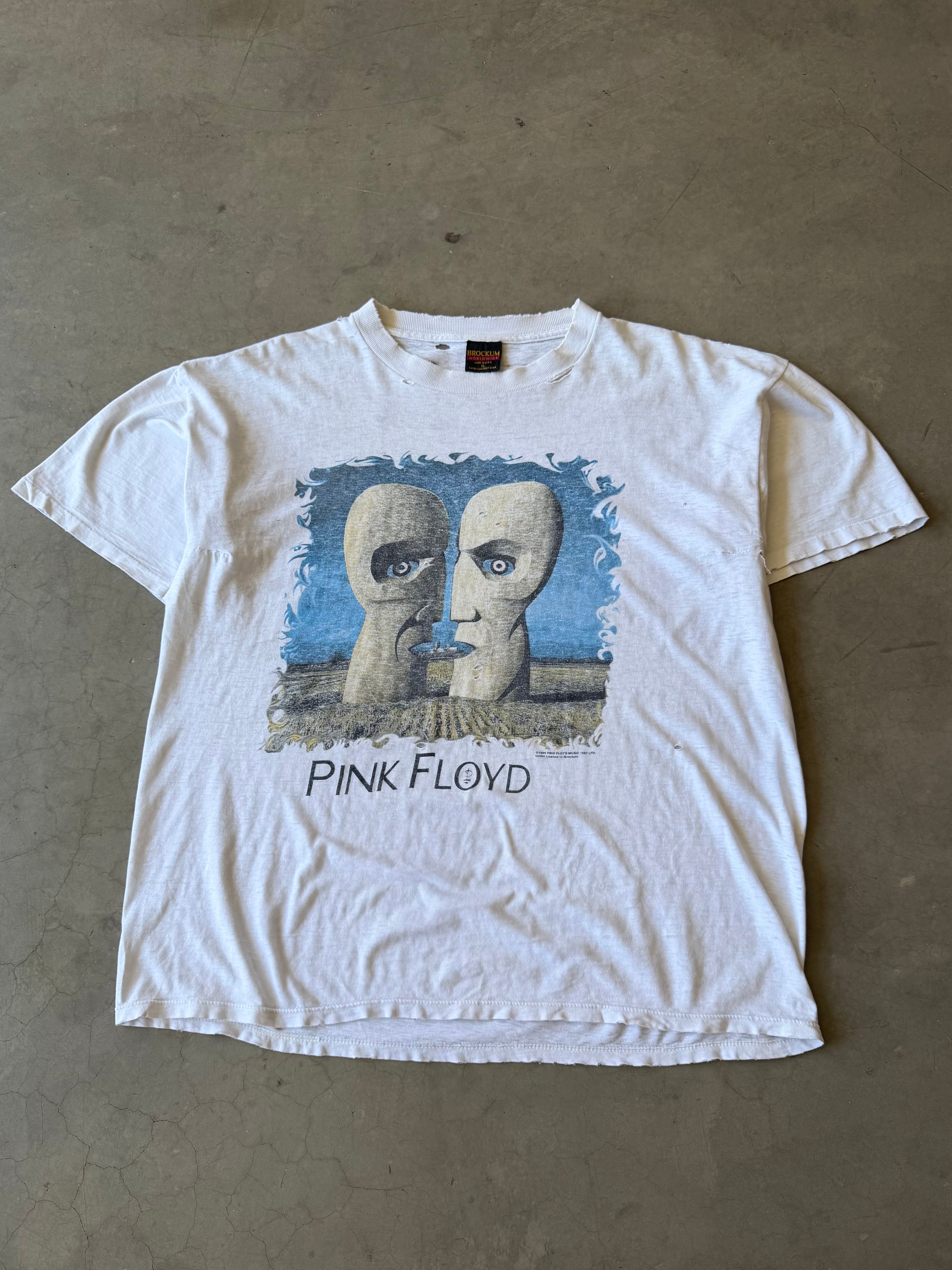 1990s Distressed Pink Floyd Division Bell Tee(XL)