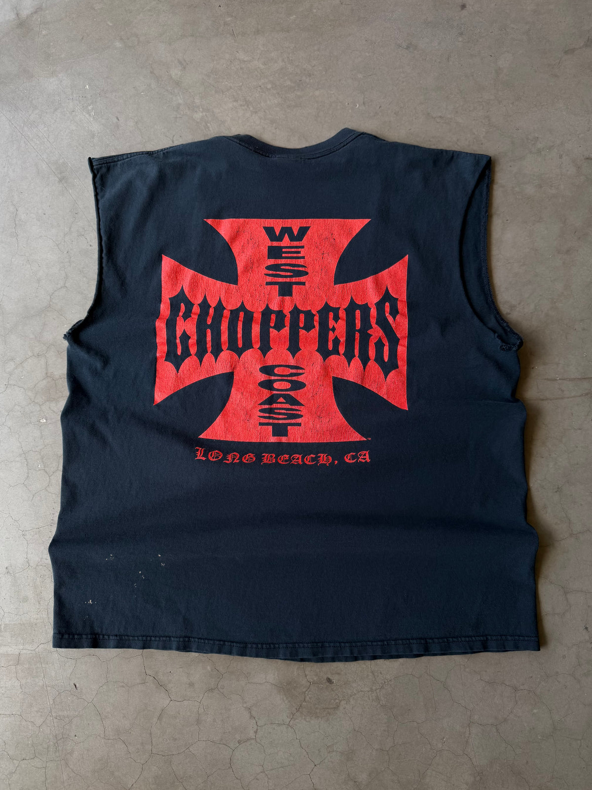 Early 2000s Red West Coast Choppers Tank Tee(XL)