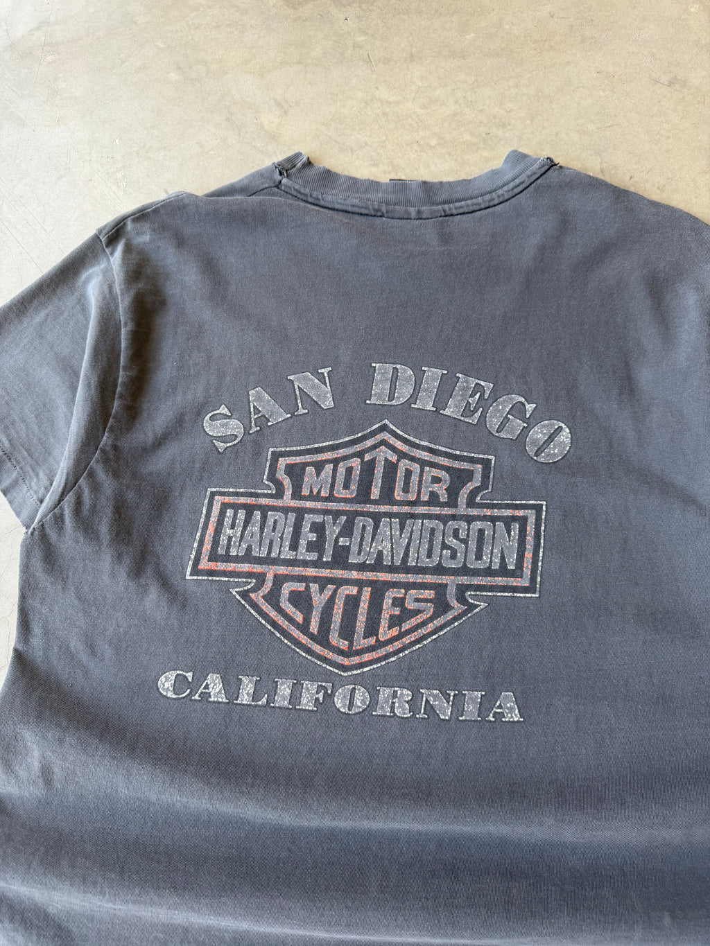 1990s Faded Made in Milwaukee Harley Davidson Tee(L)