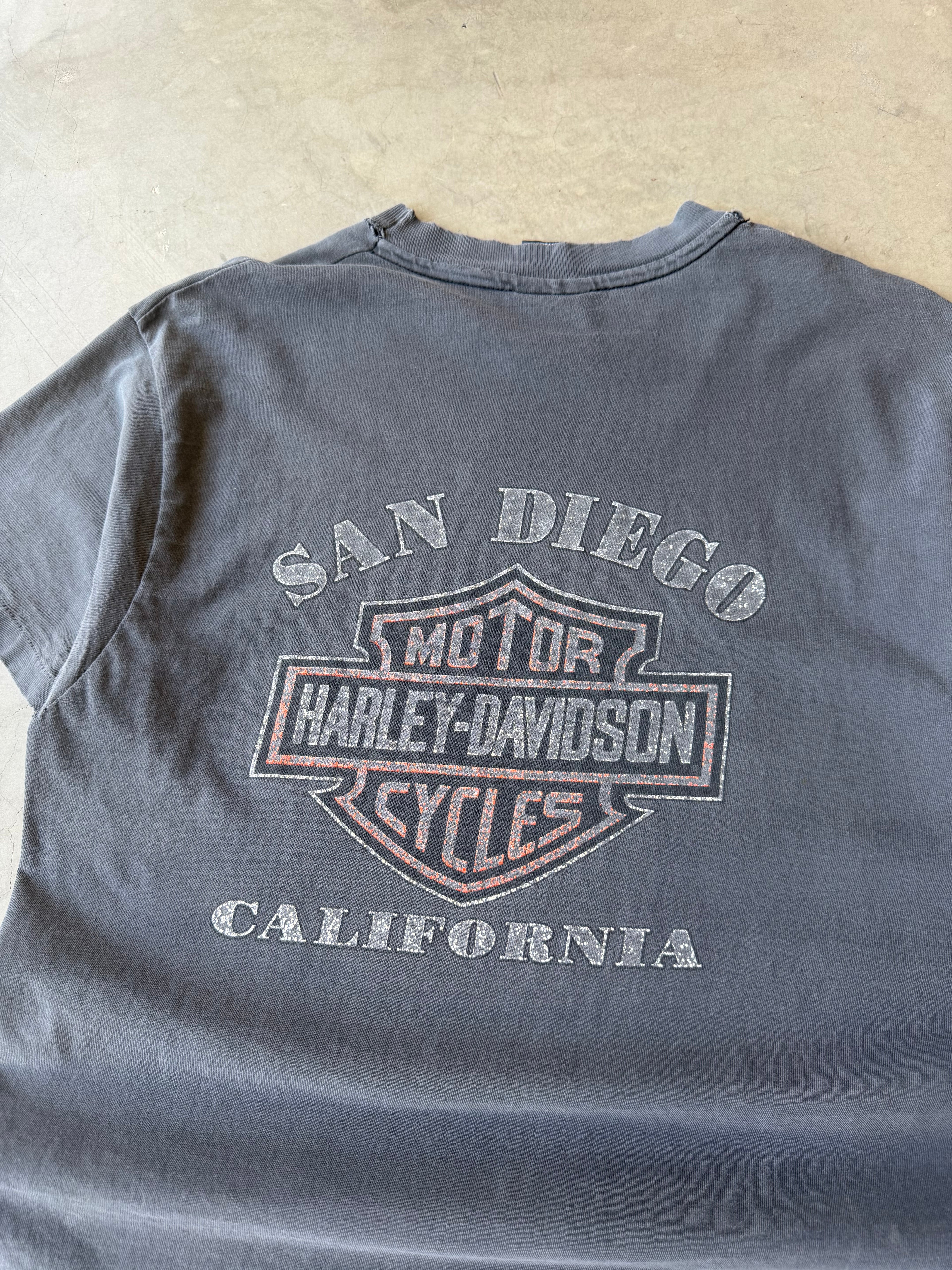 1990s Faded Made in Milwaukee Harley Davidson Tee(L)