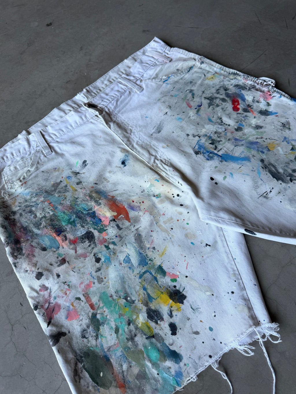 Extremely Painted Dickies Carpenter Shorts(38)