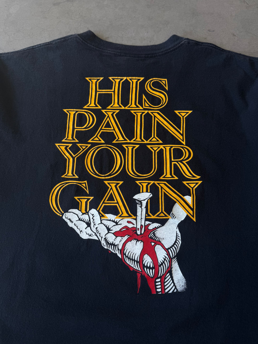 1990s Lord’s Gym His Pain Your Gain Tee(XL)