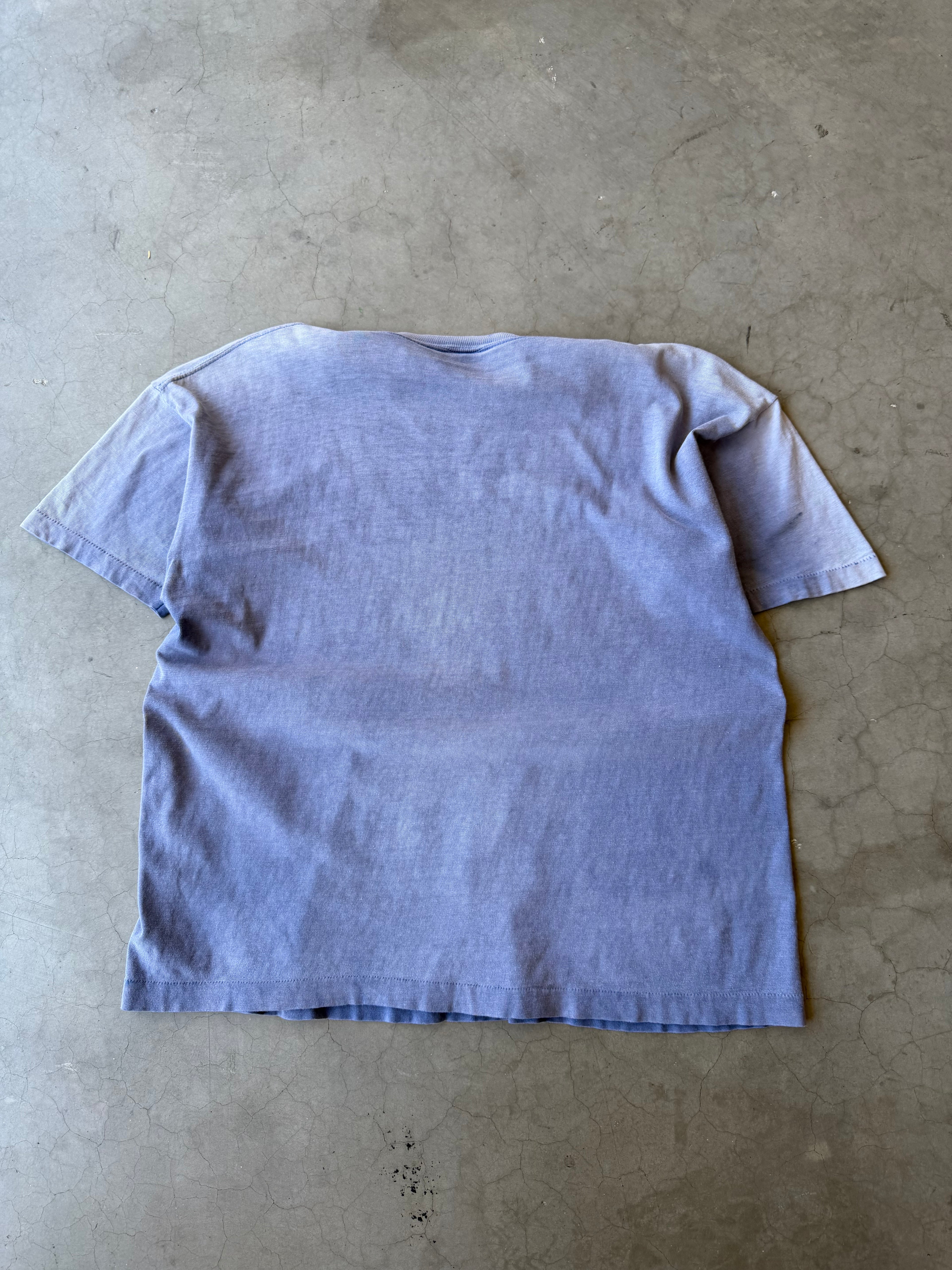 1970s Extremely Faded Champion West View Charger Tee(XL)