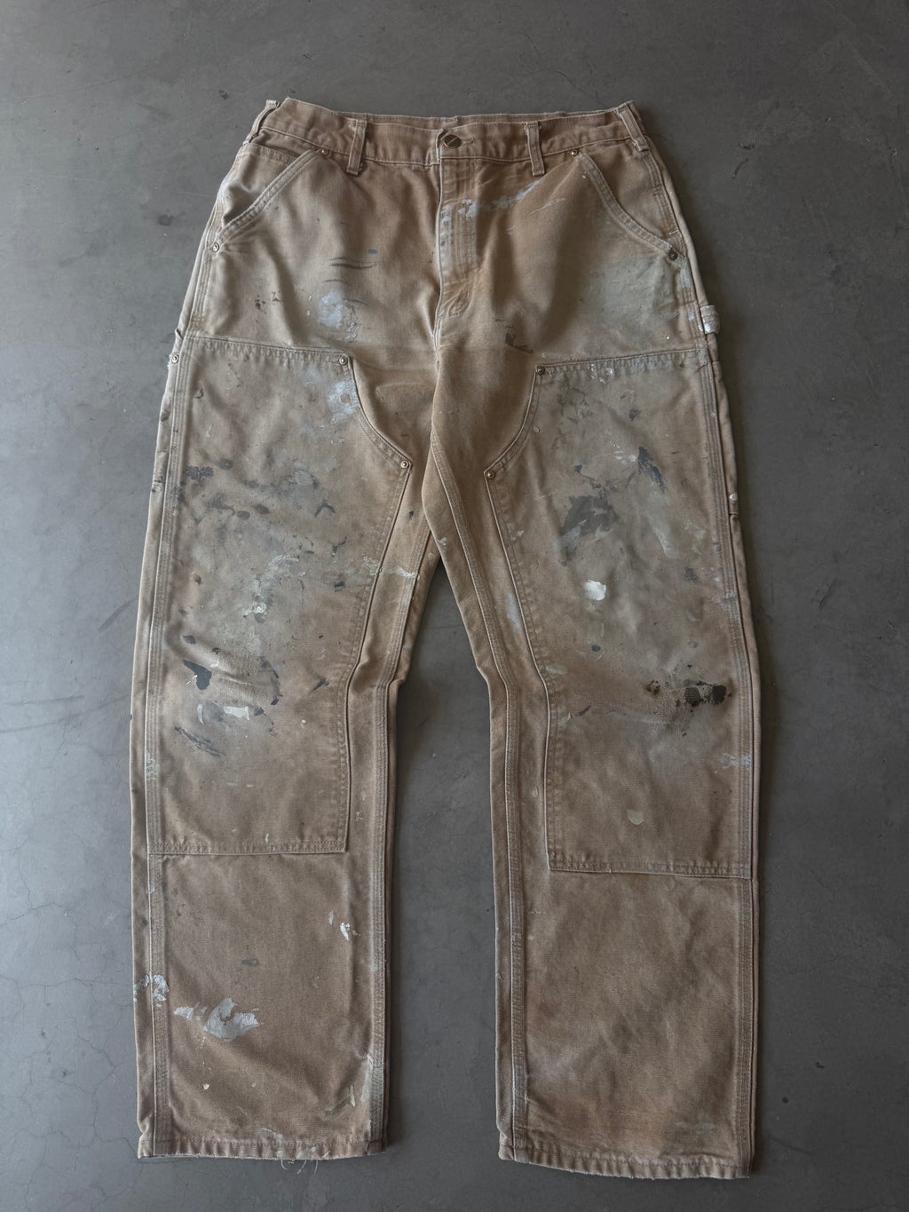 Painted Carhartt Double Knee Pants(32x30)
